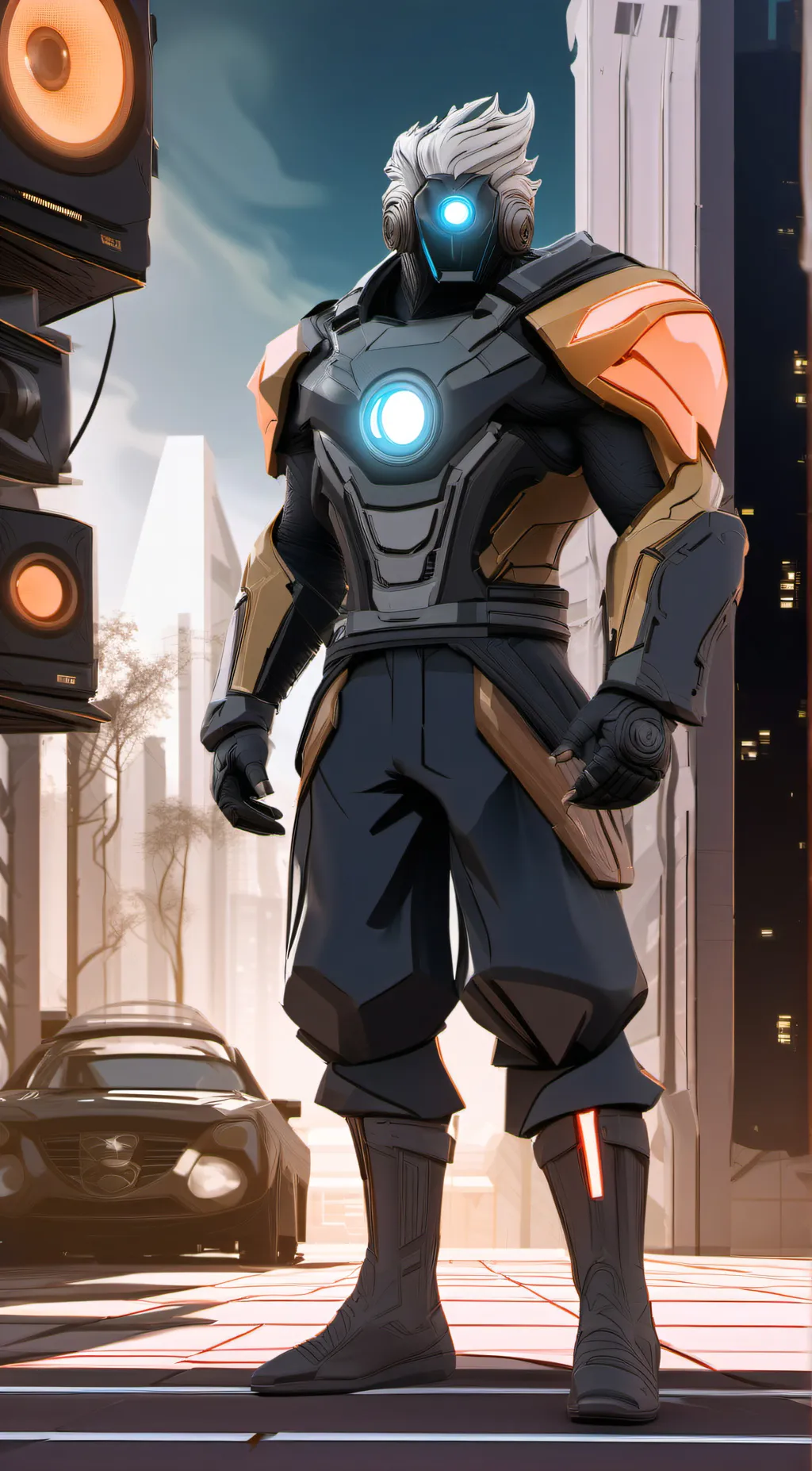 ai character: The titan duo background