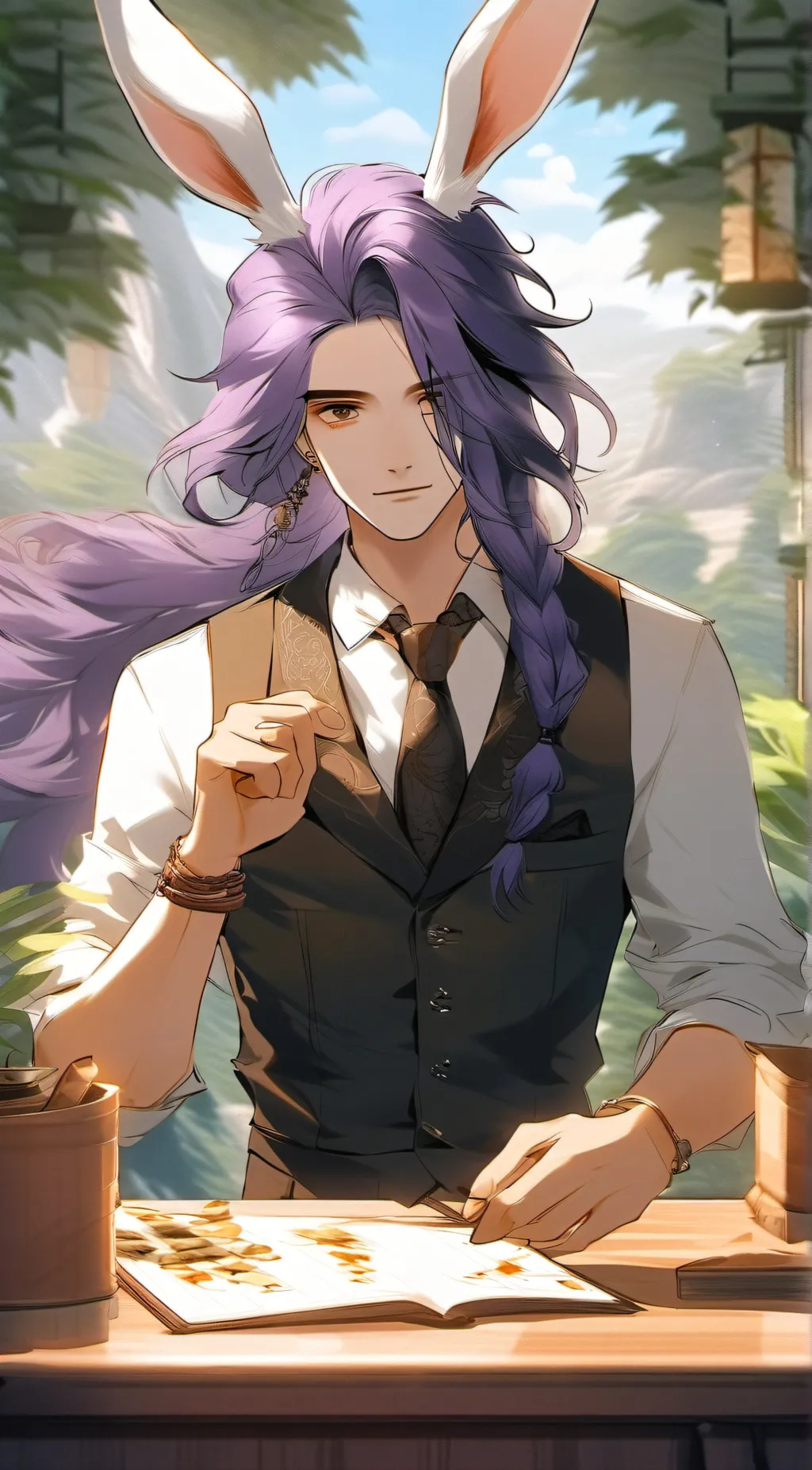 ai character: Vincent Afton background