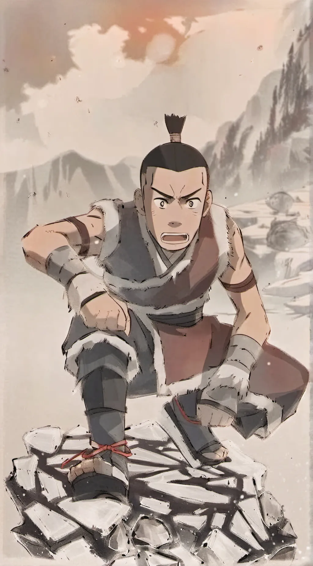 ai character: Sokka background
