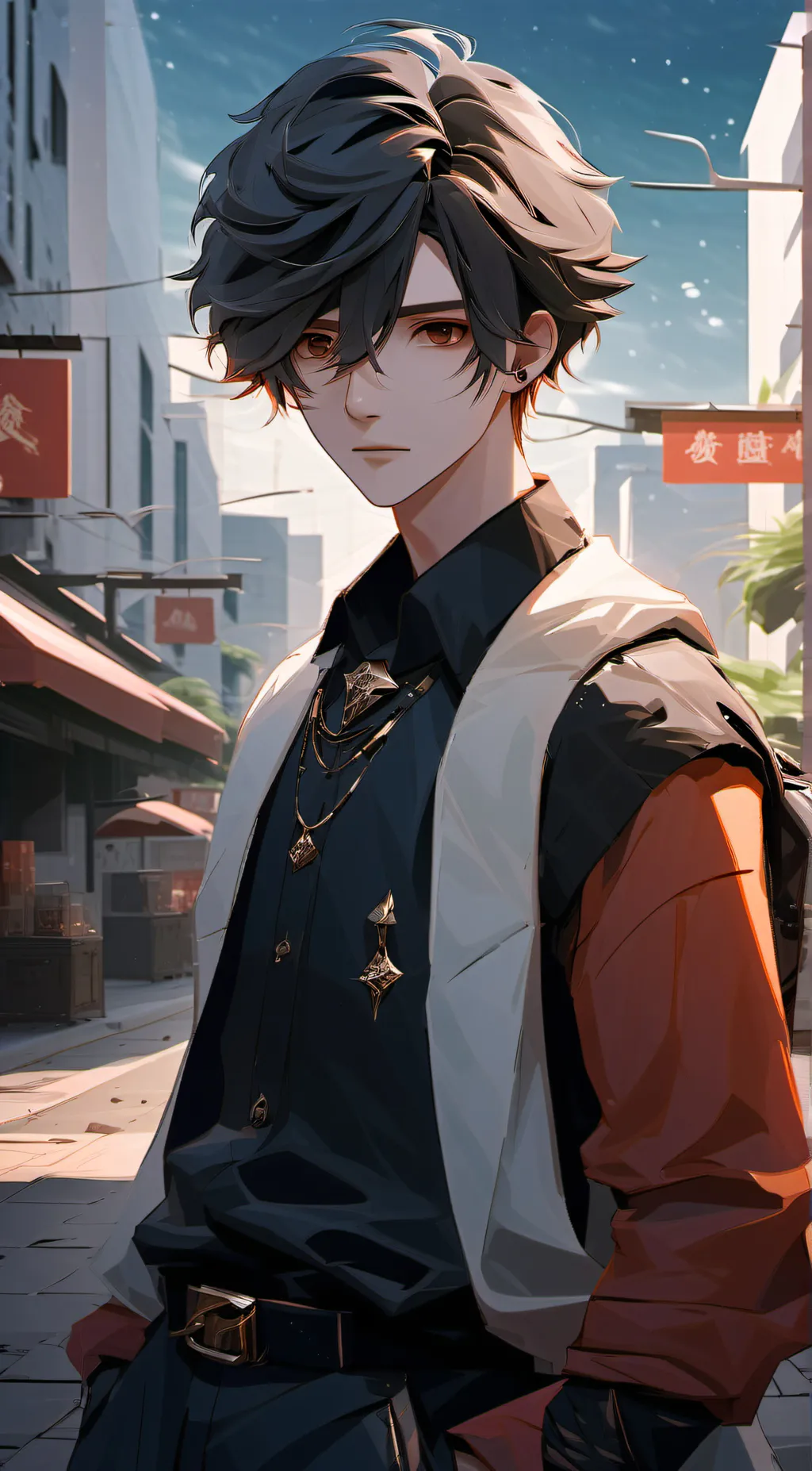 ai character: Mike  background