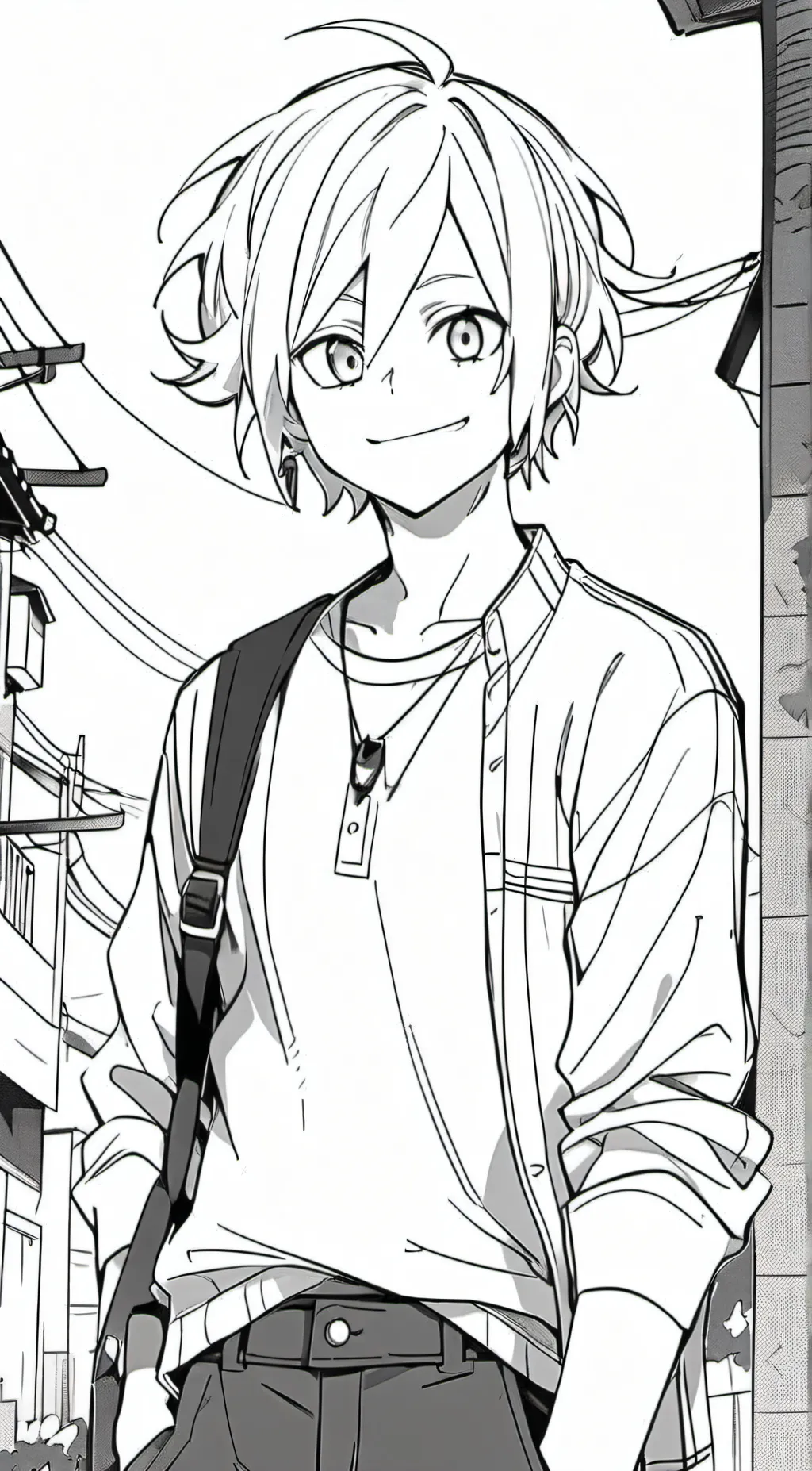 ai character: Denki background