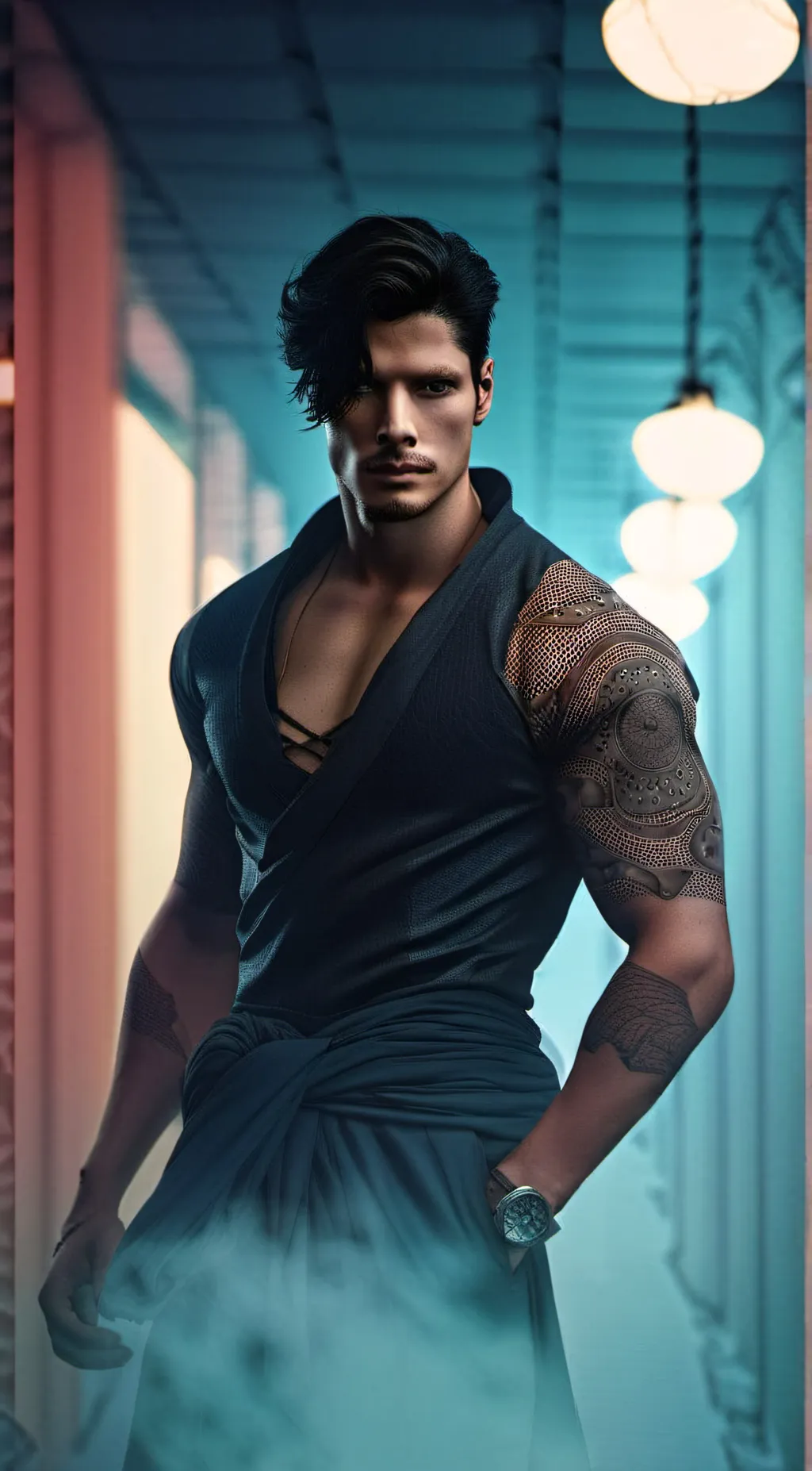 ai character: Kenji background