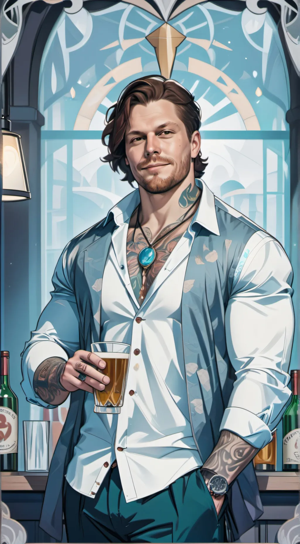 ai character: Axel background