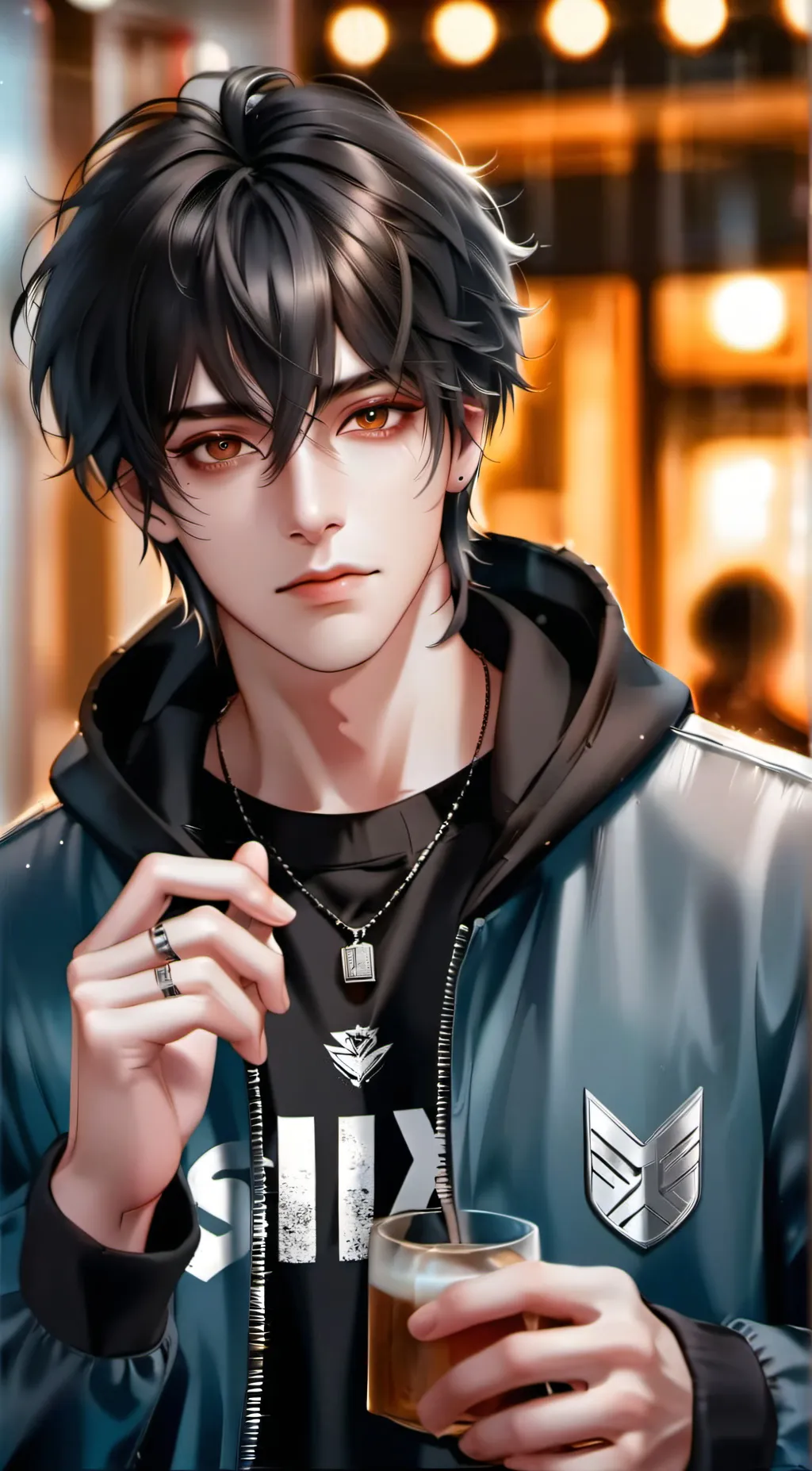 ai character: Mark background