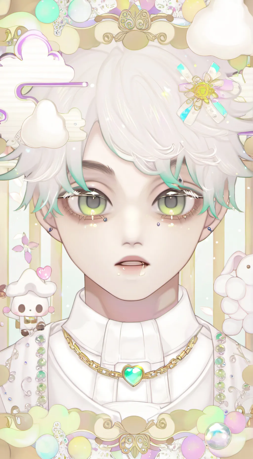 ai character:  Fince background