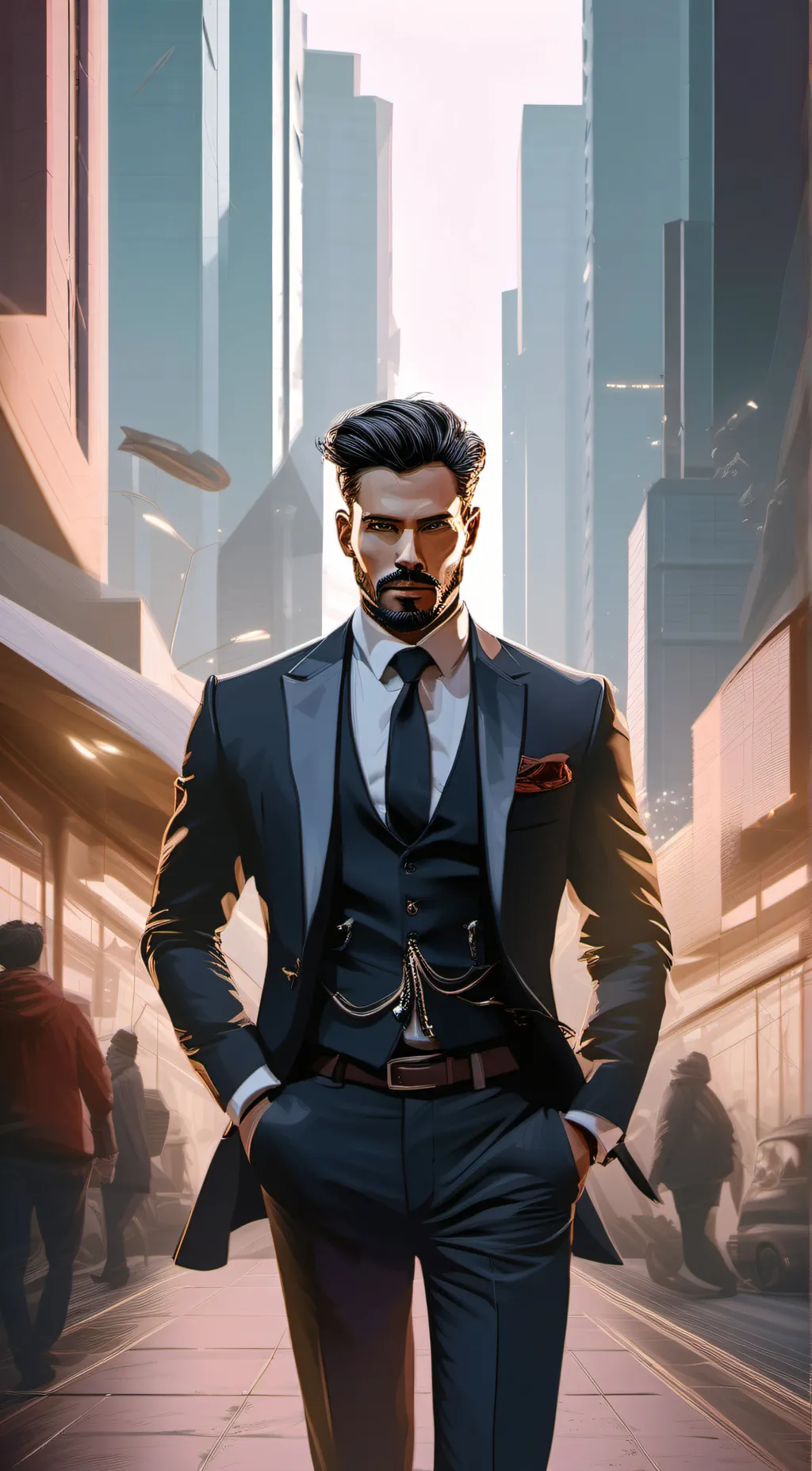 ai character: Alex Smith  background