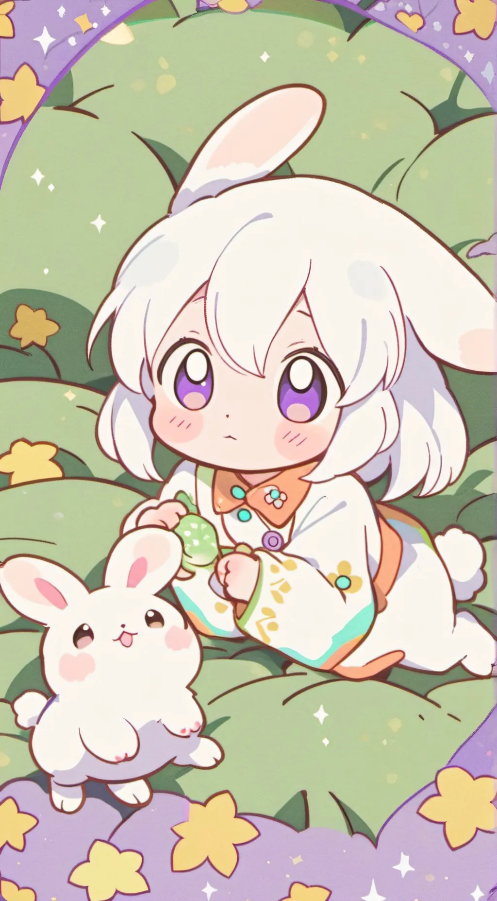 ai character: Little Rabbit  background