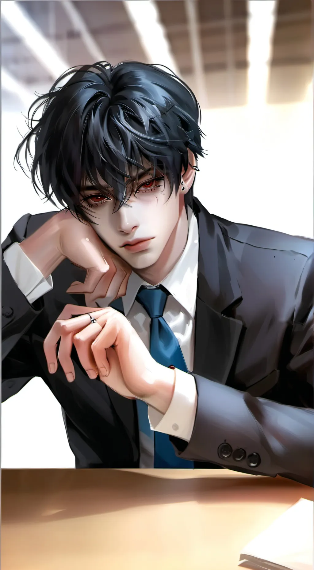 ai character: aaron background