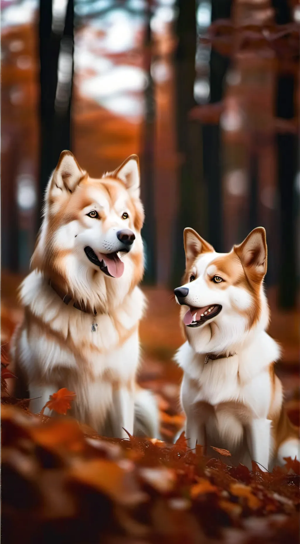 ai character:  fall  background