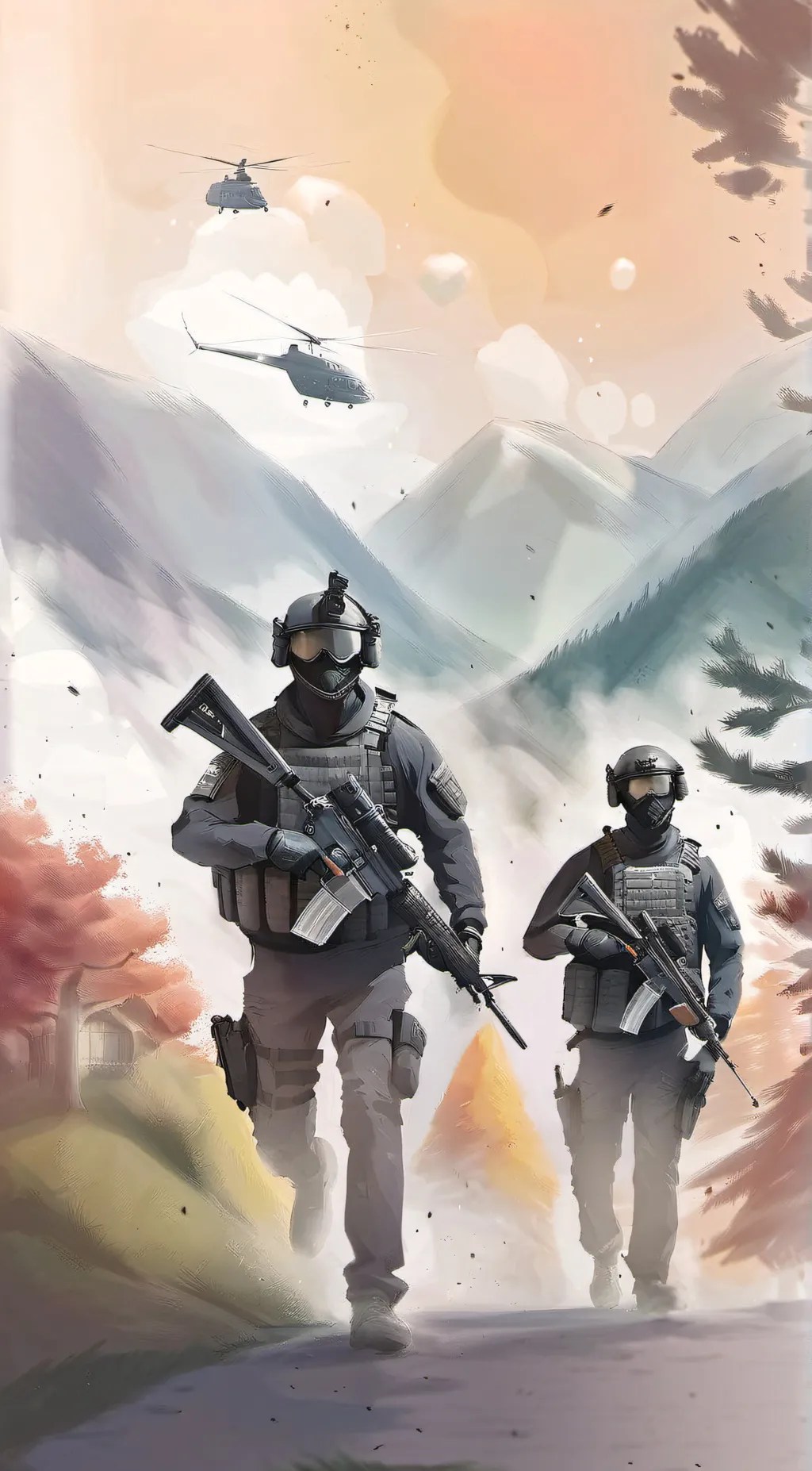 ai character: SWAT team background