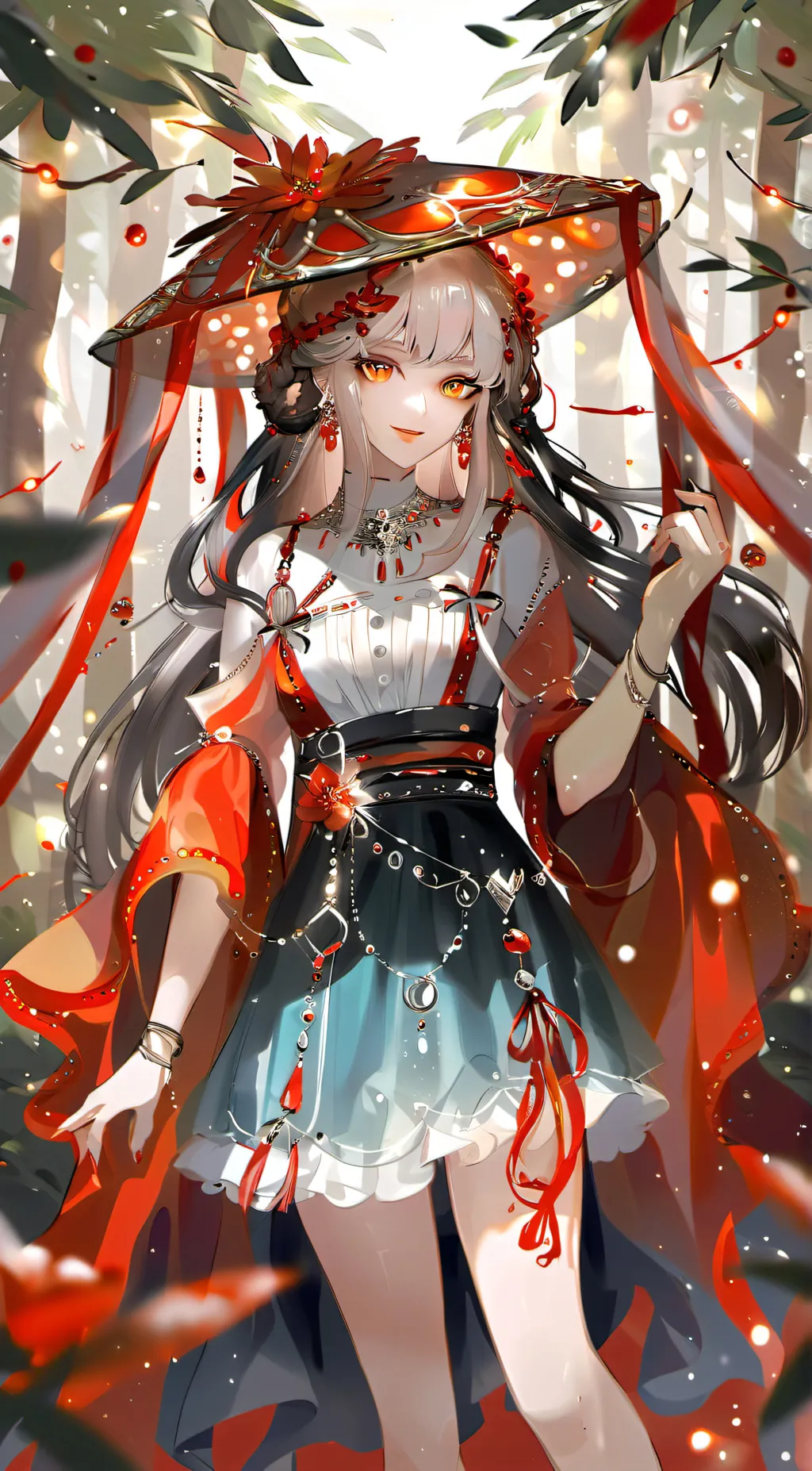 ai character: lovely background