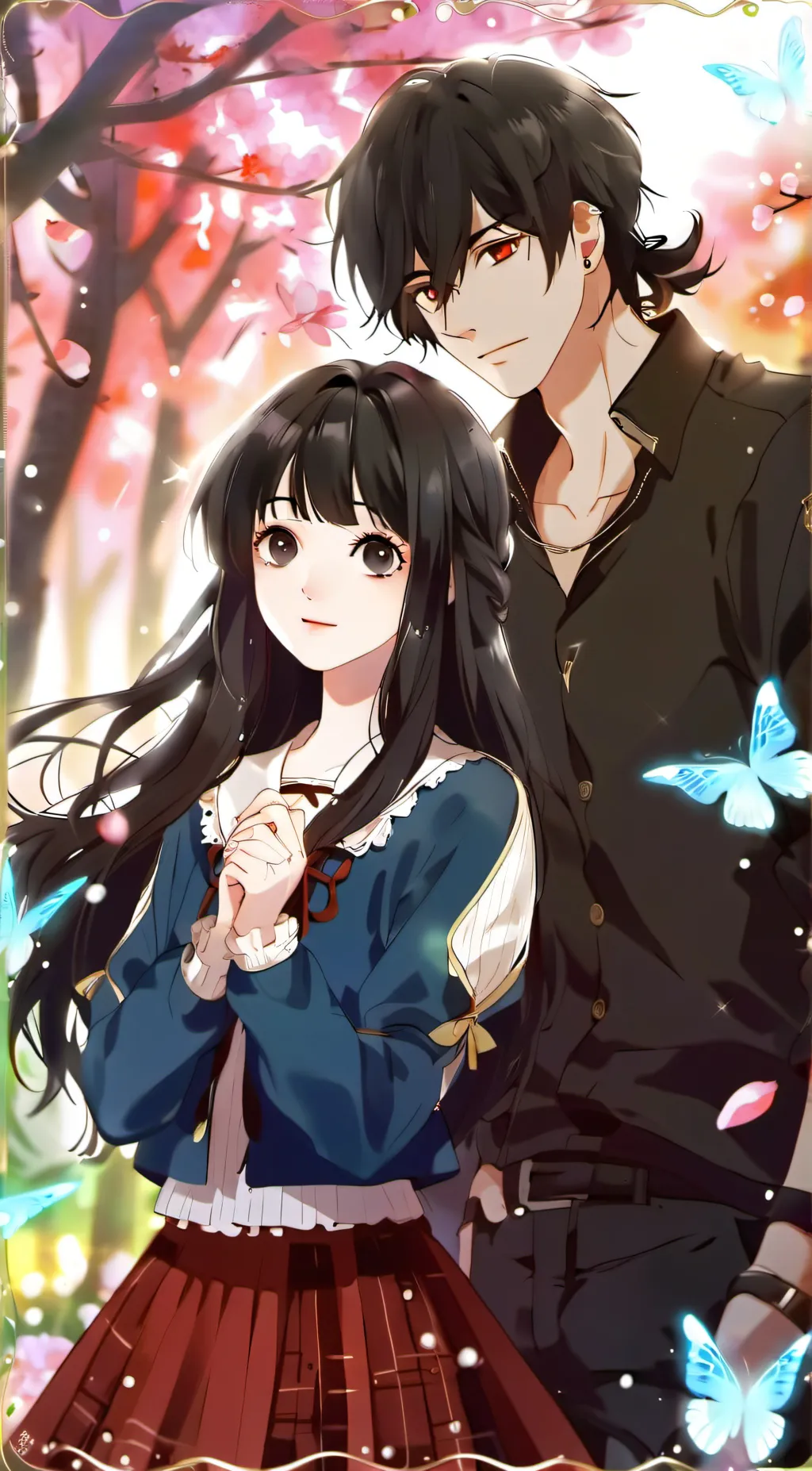 ai character: Alex and Abby background