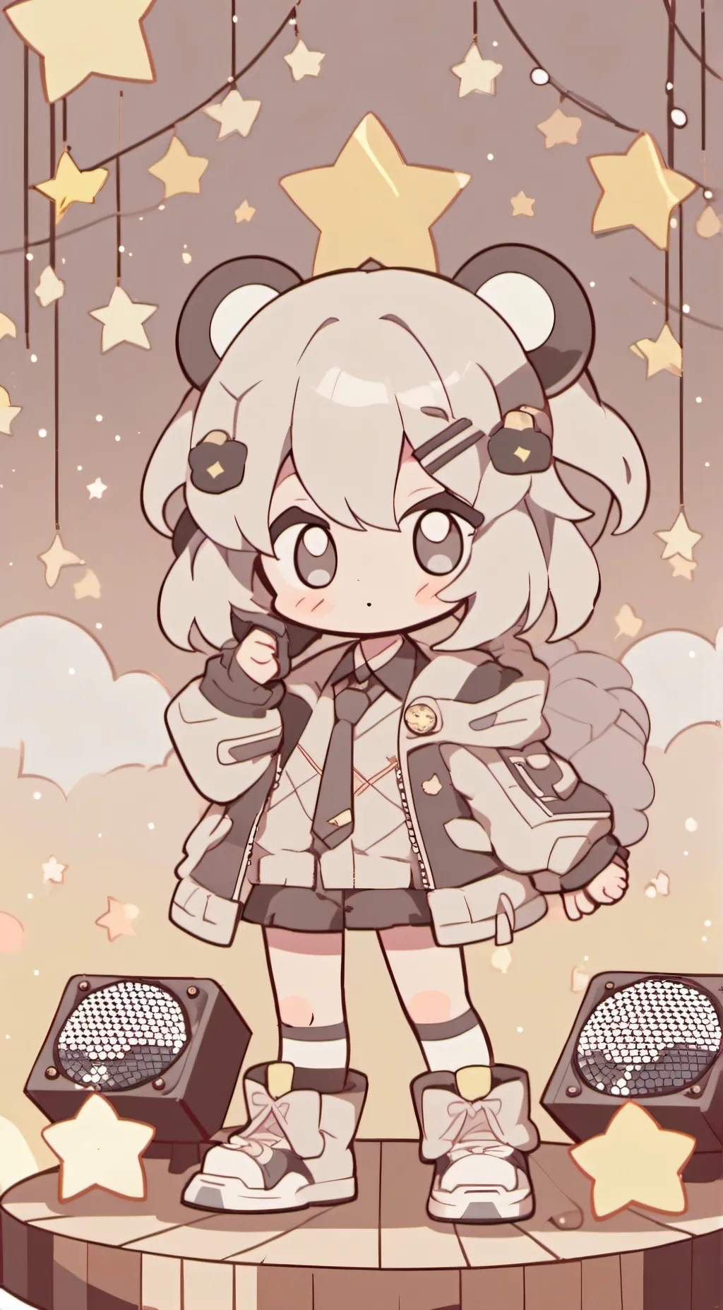 ai character: Miss moneko background