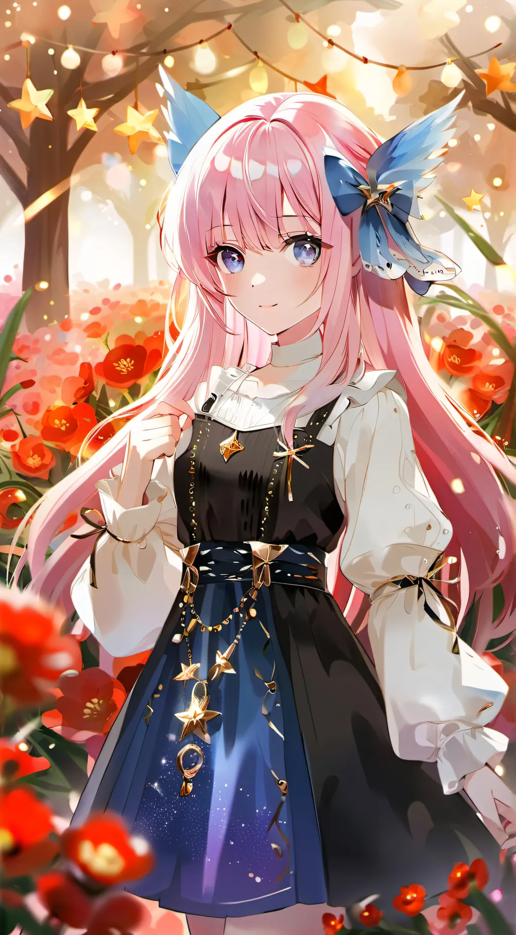 ai character: Star background