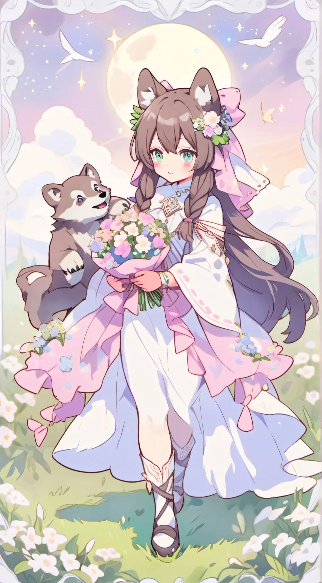 ai character: Iris background