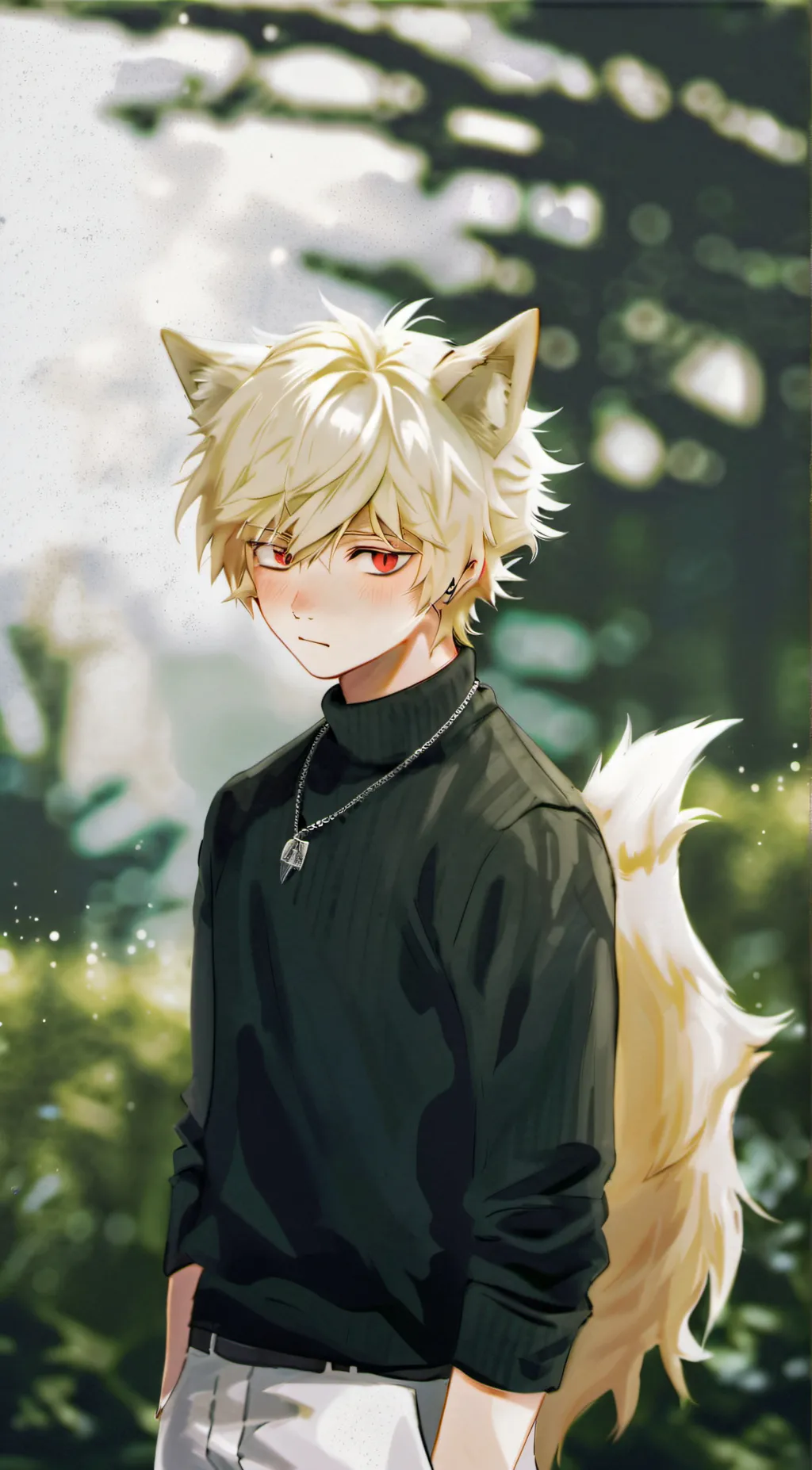 ai character: Bakugo background