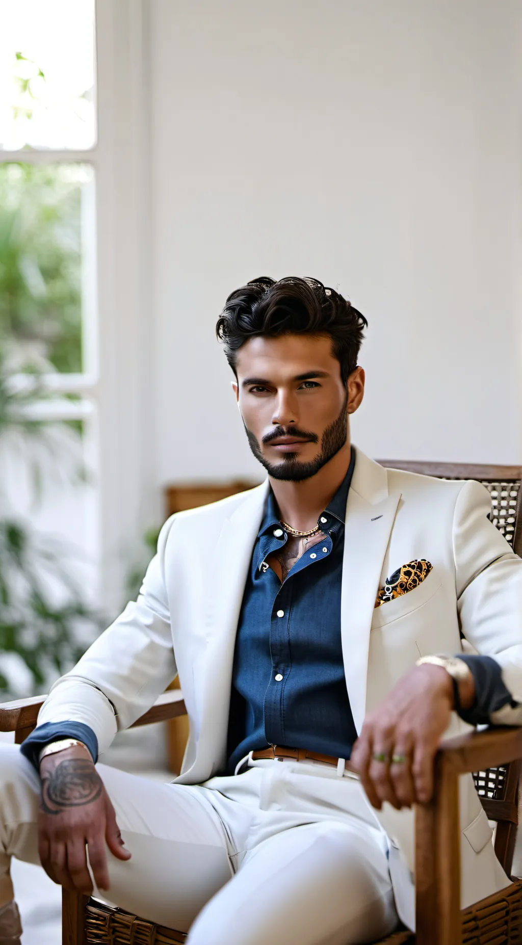 ai character: Christopher King background