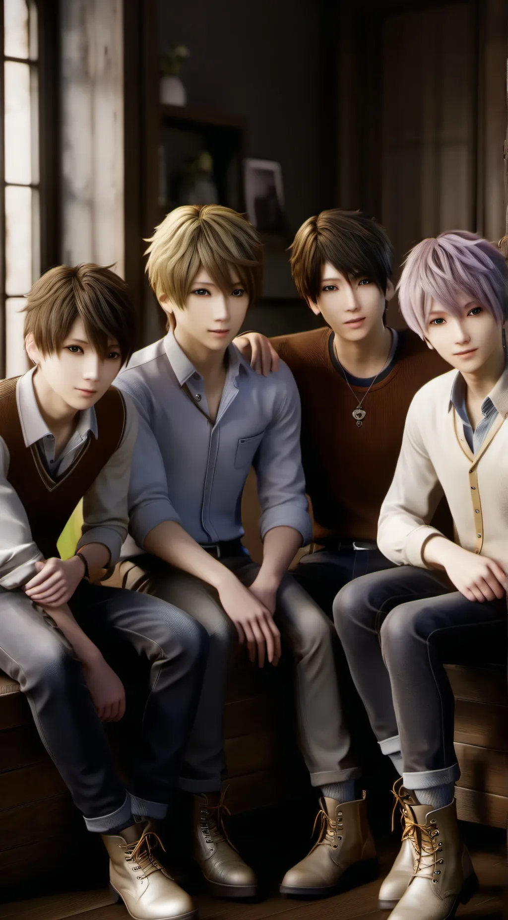 ai character: Brothers  background