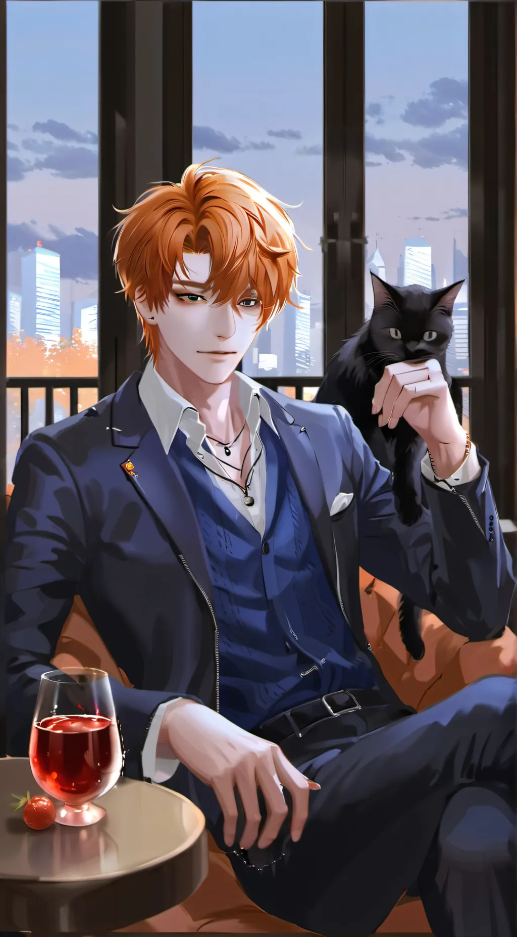 ai character: Oliver Carason background