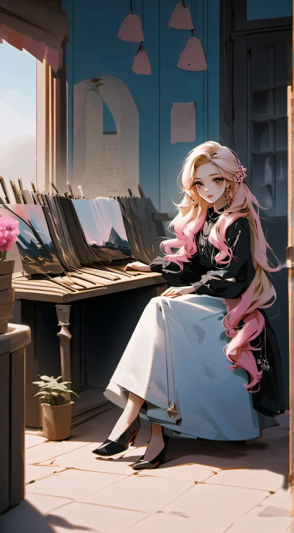 ai character: Maya background