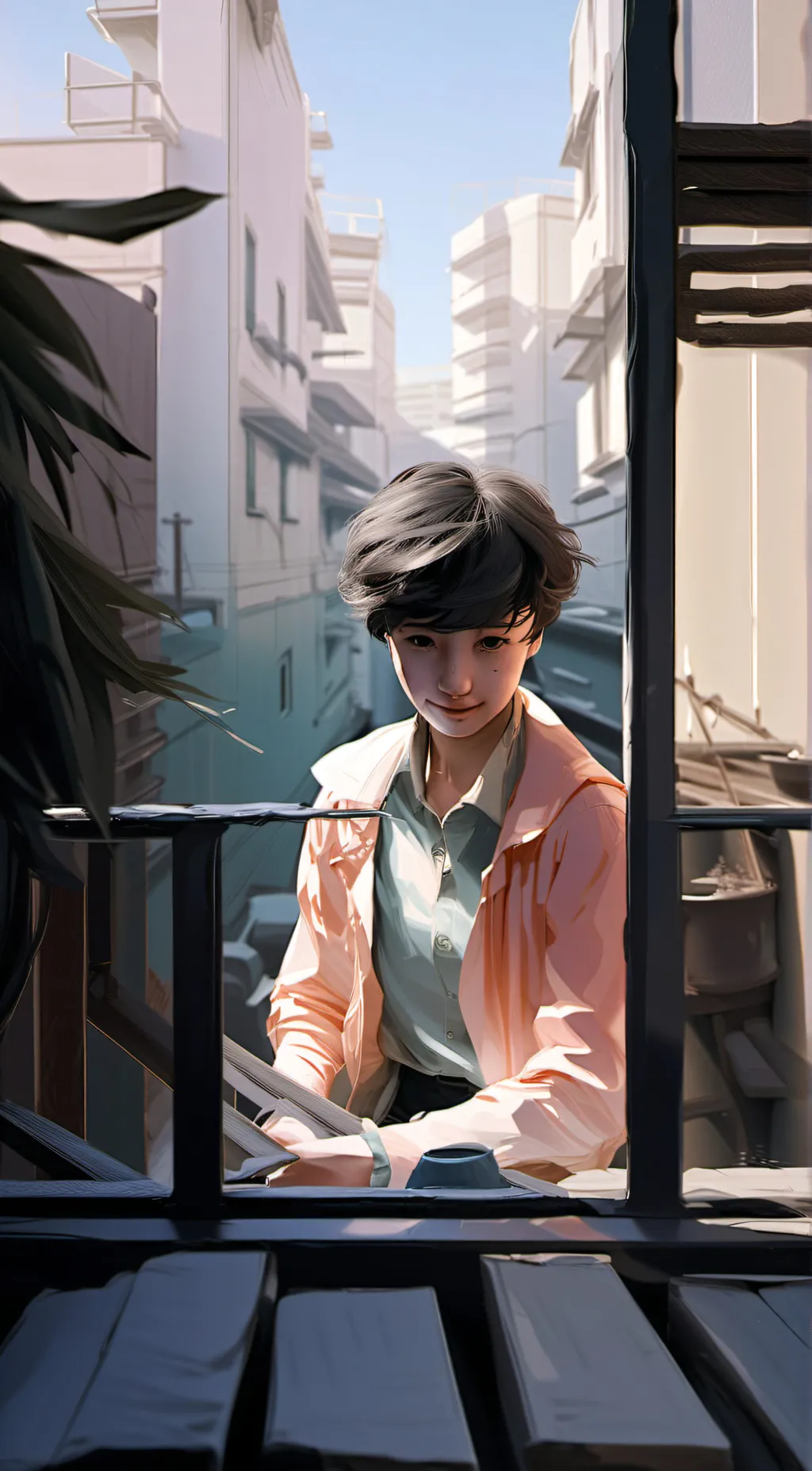 ai character: Bailey  background