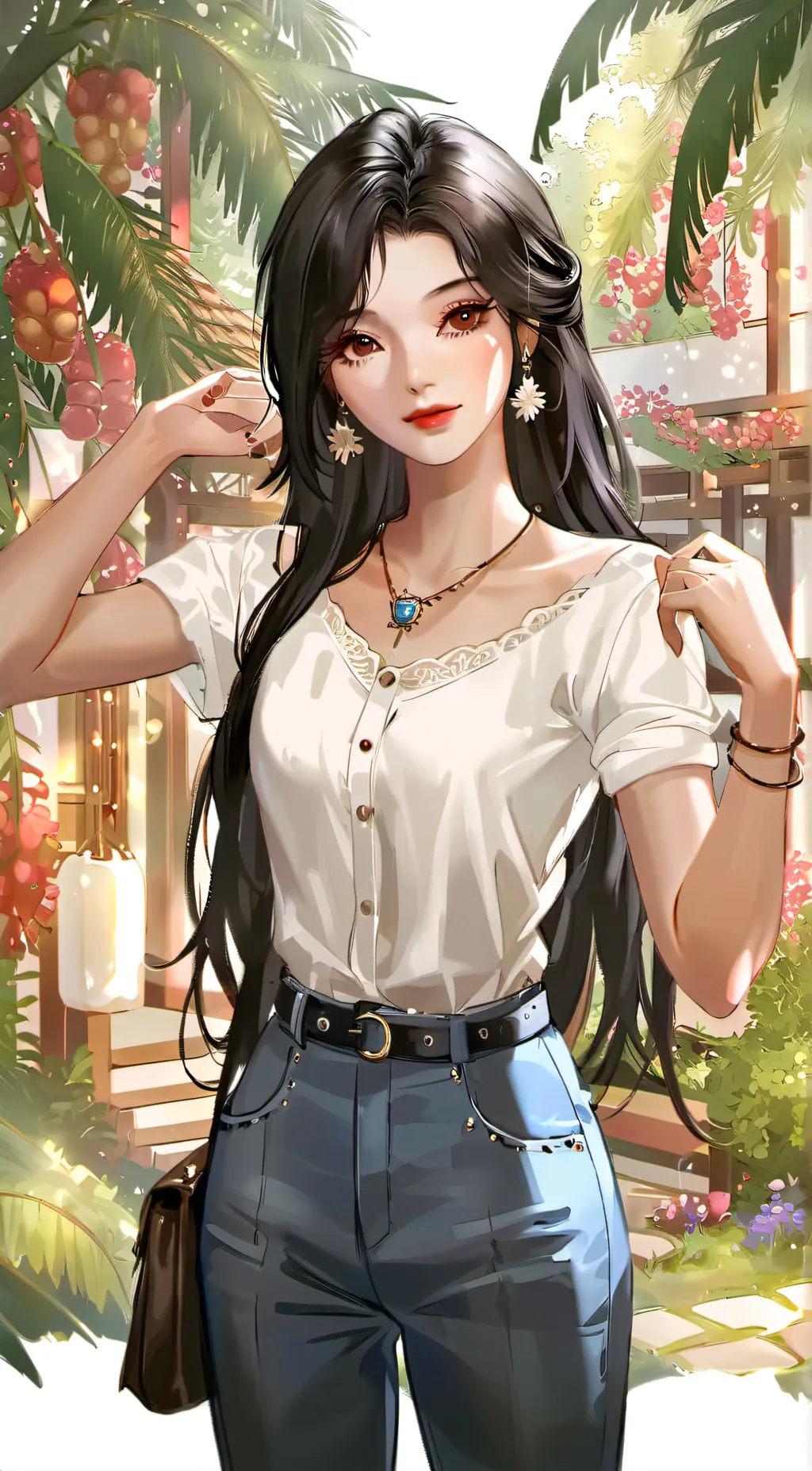 ai character: Hyacinth background