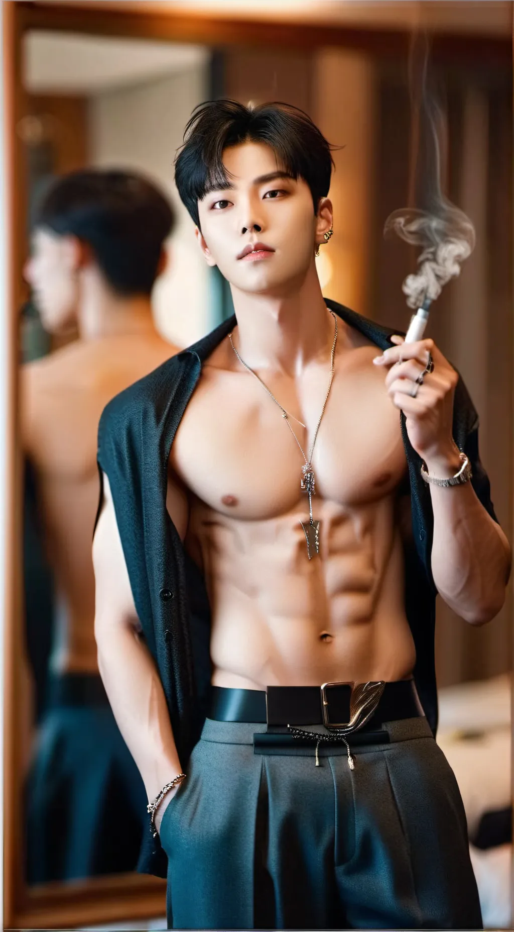 ai character: Minjun background