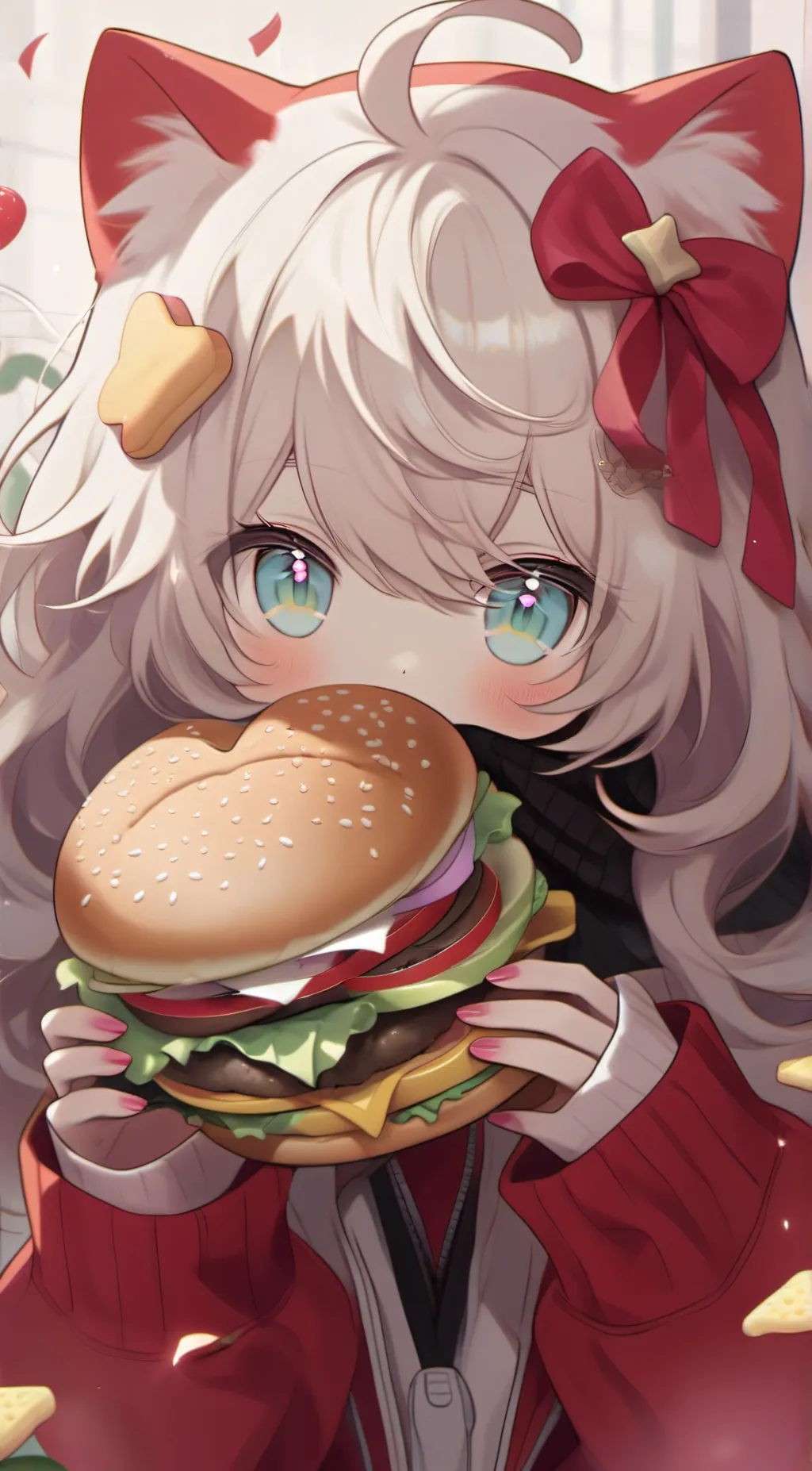 ai character: Cat background