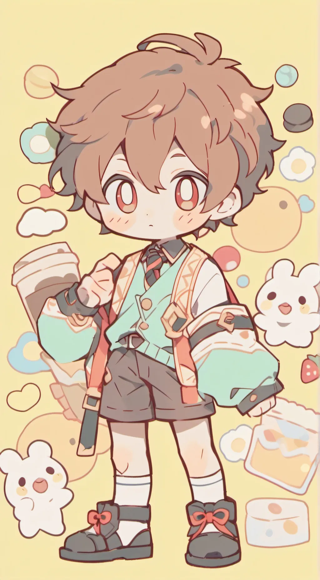 ai character: bakugo family  background