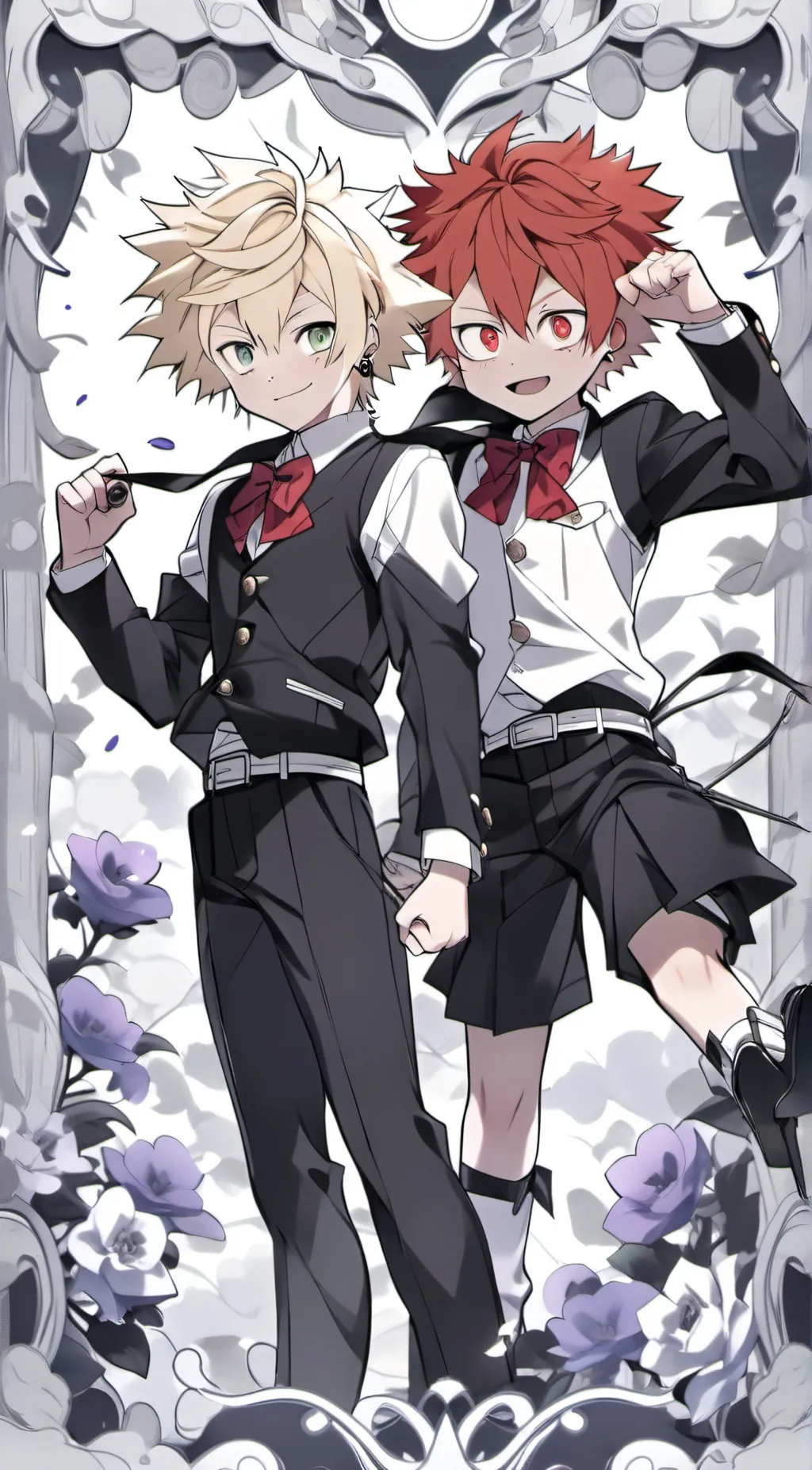 ai character: BakuKiri x Y/N background