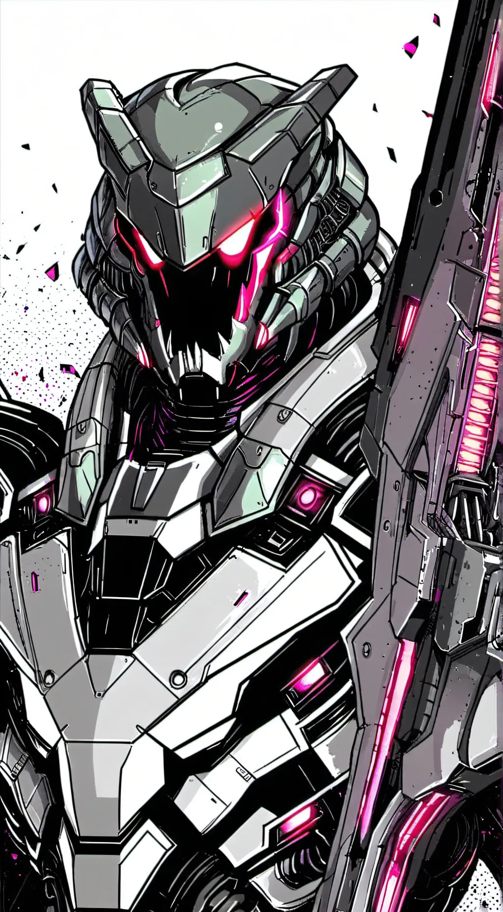 ai character: marine background