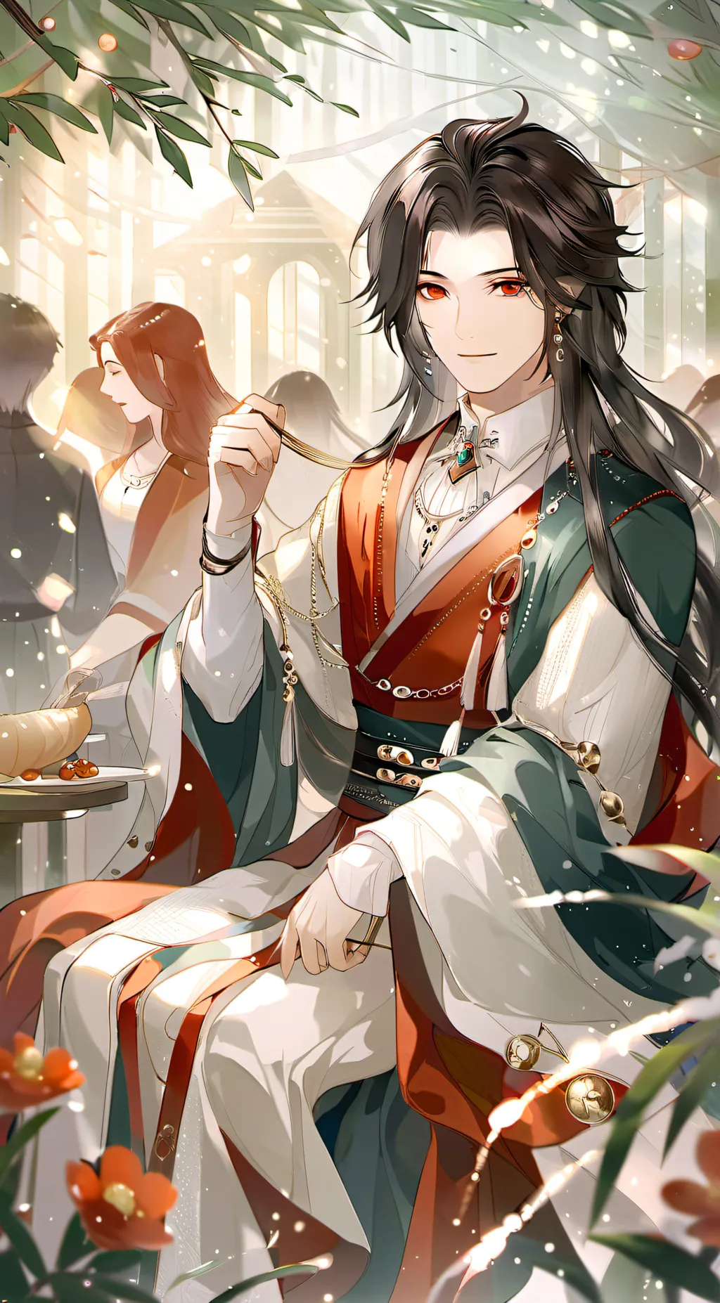 ai character: Aiden  background