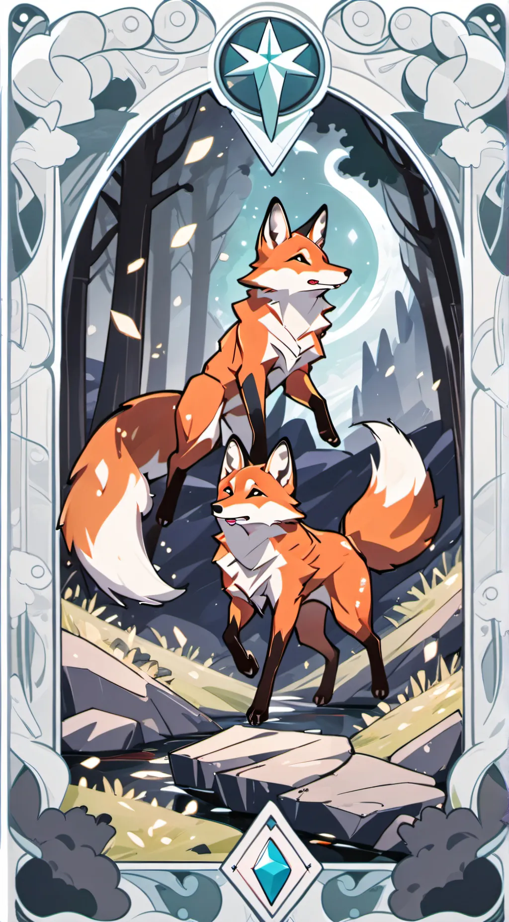 ai character: Canine:Family Tree background