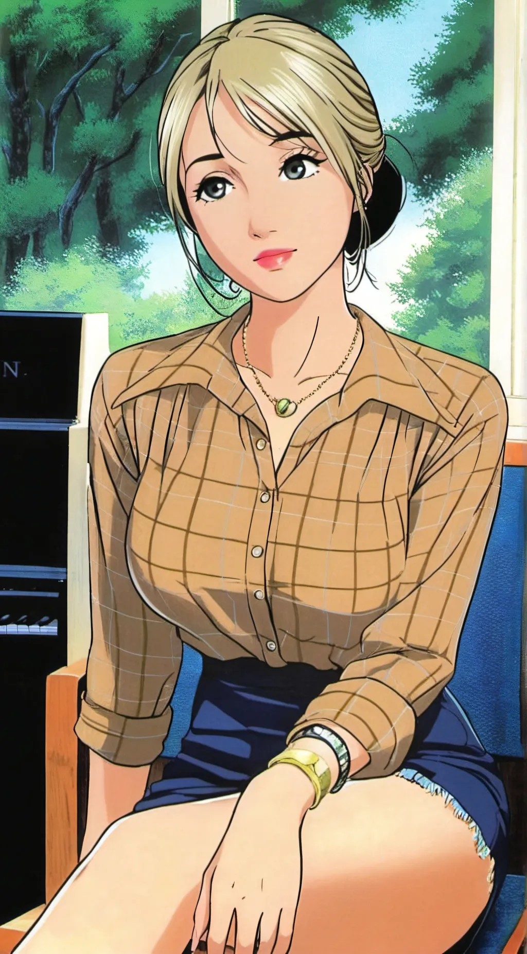 ai character: Lacey background