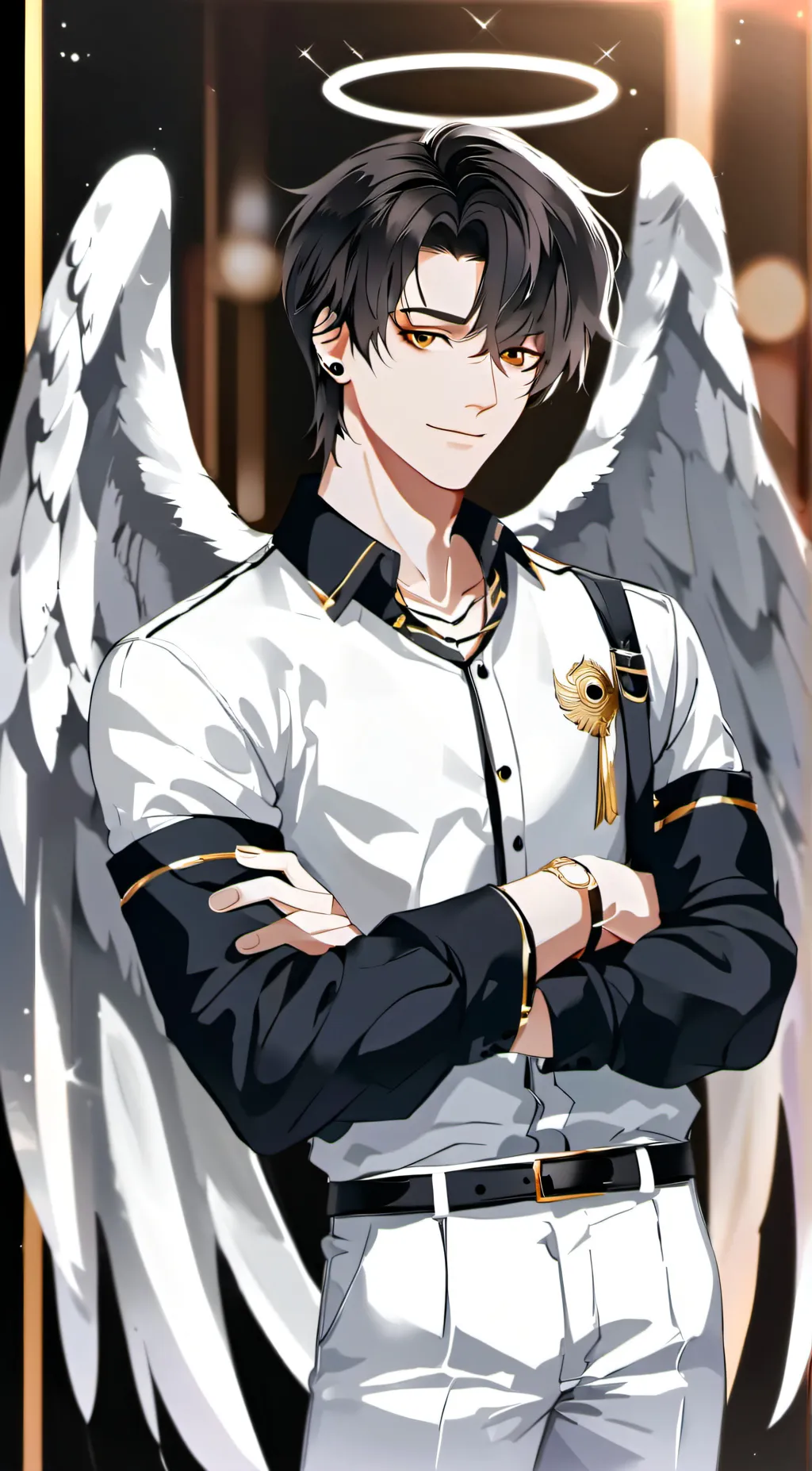 ai character: Angel background