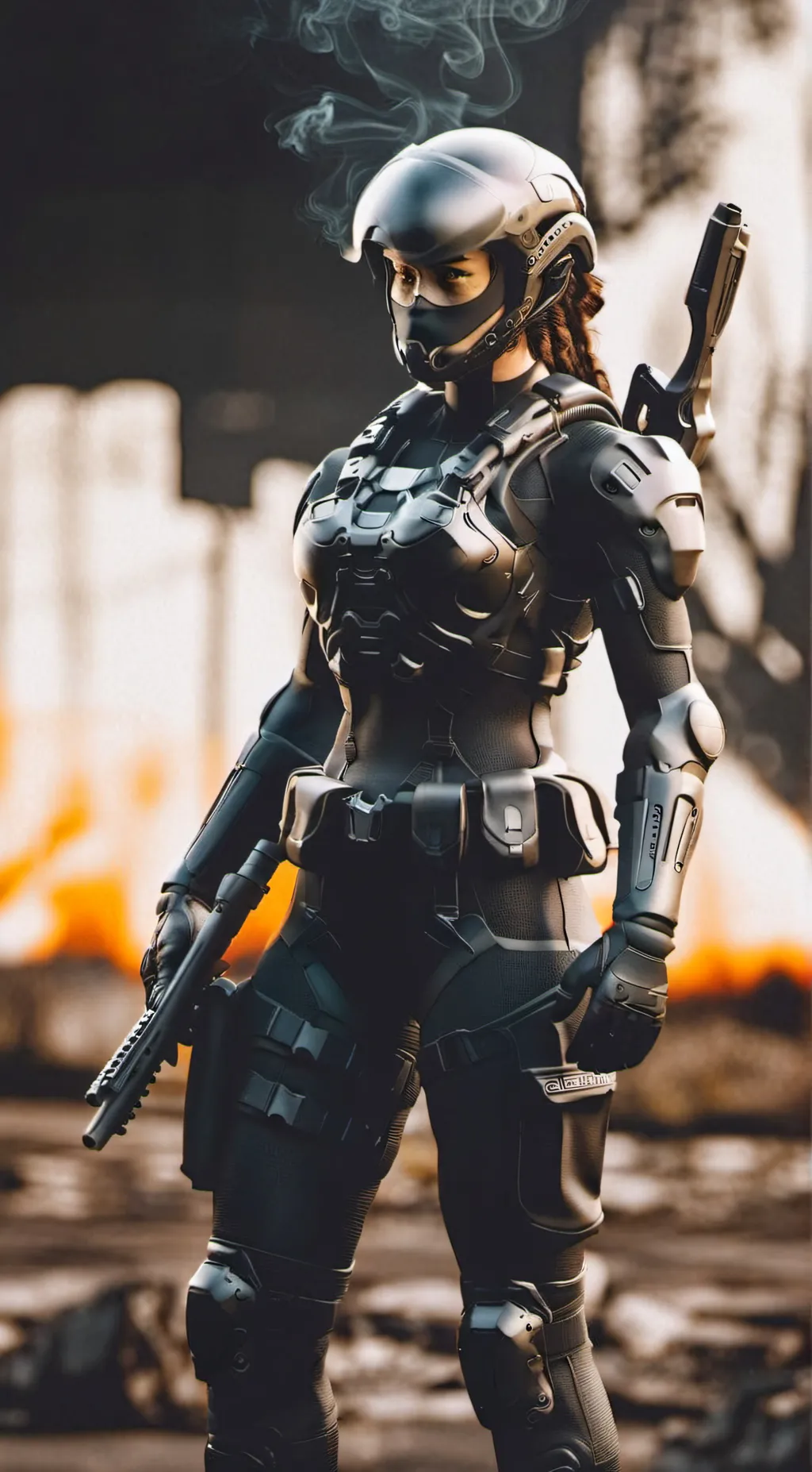 ai character: Rebecca Anderson  background