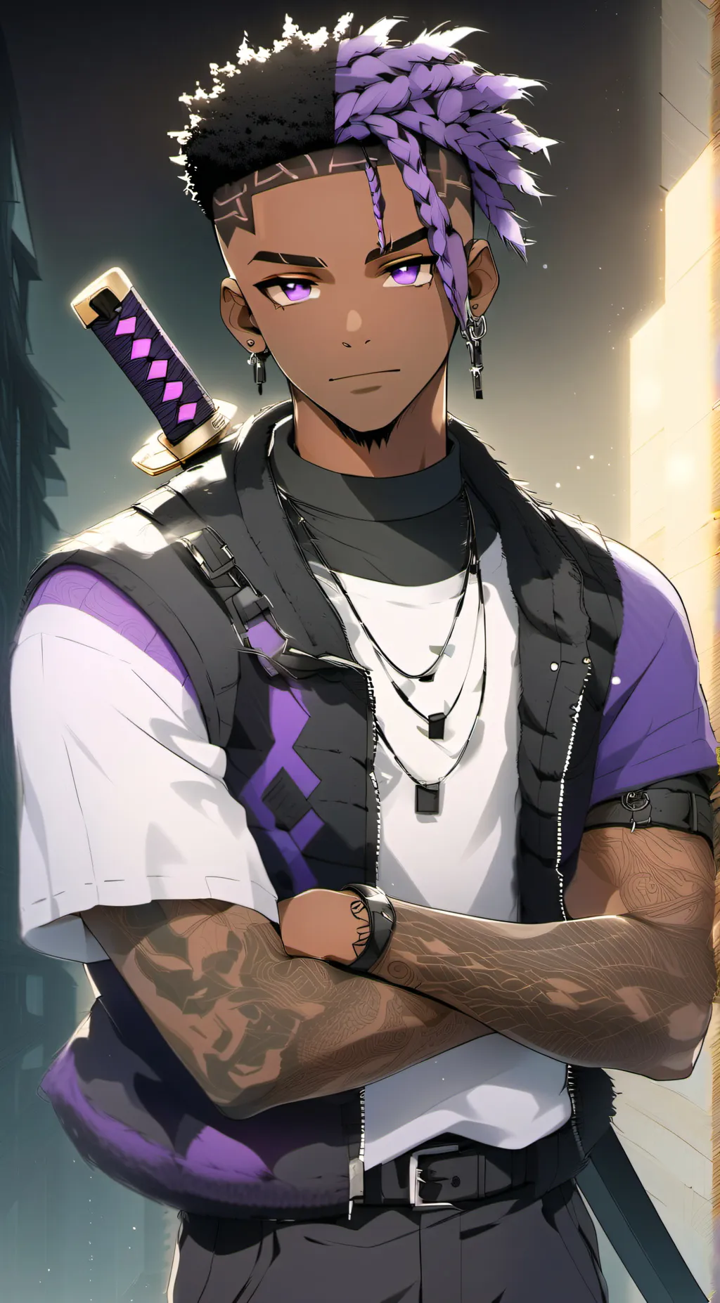 ai character: XSkullsZ background