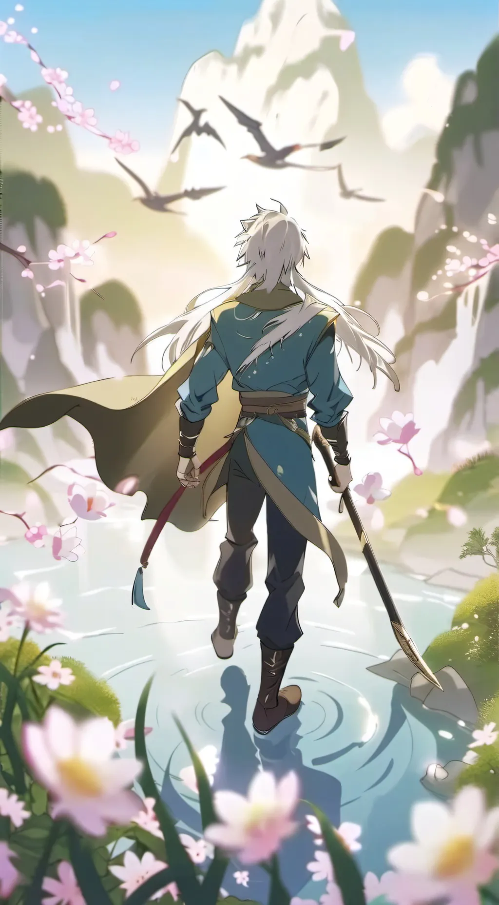 ai character: dragon prince  background