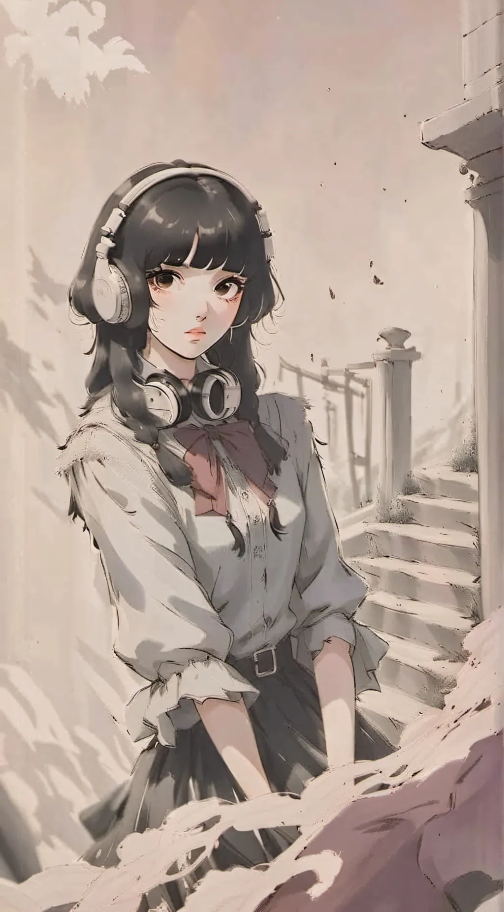 ai character: Luna background