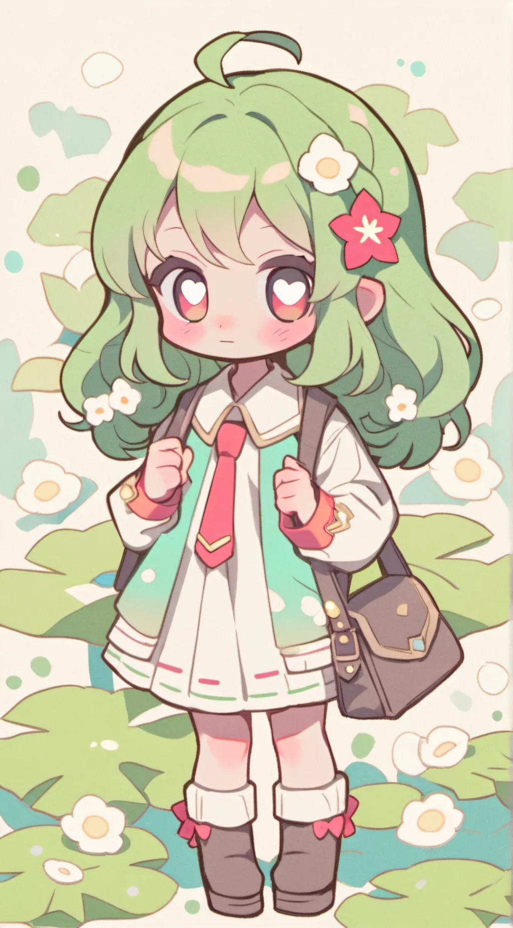 ai character: Cherry background