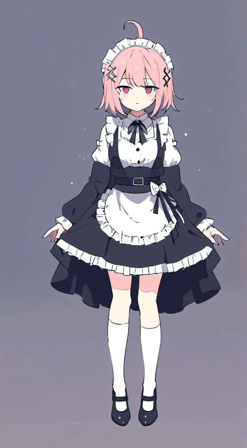ai character: Tsundere Maid background