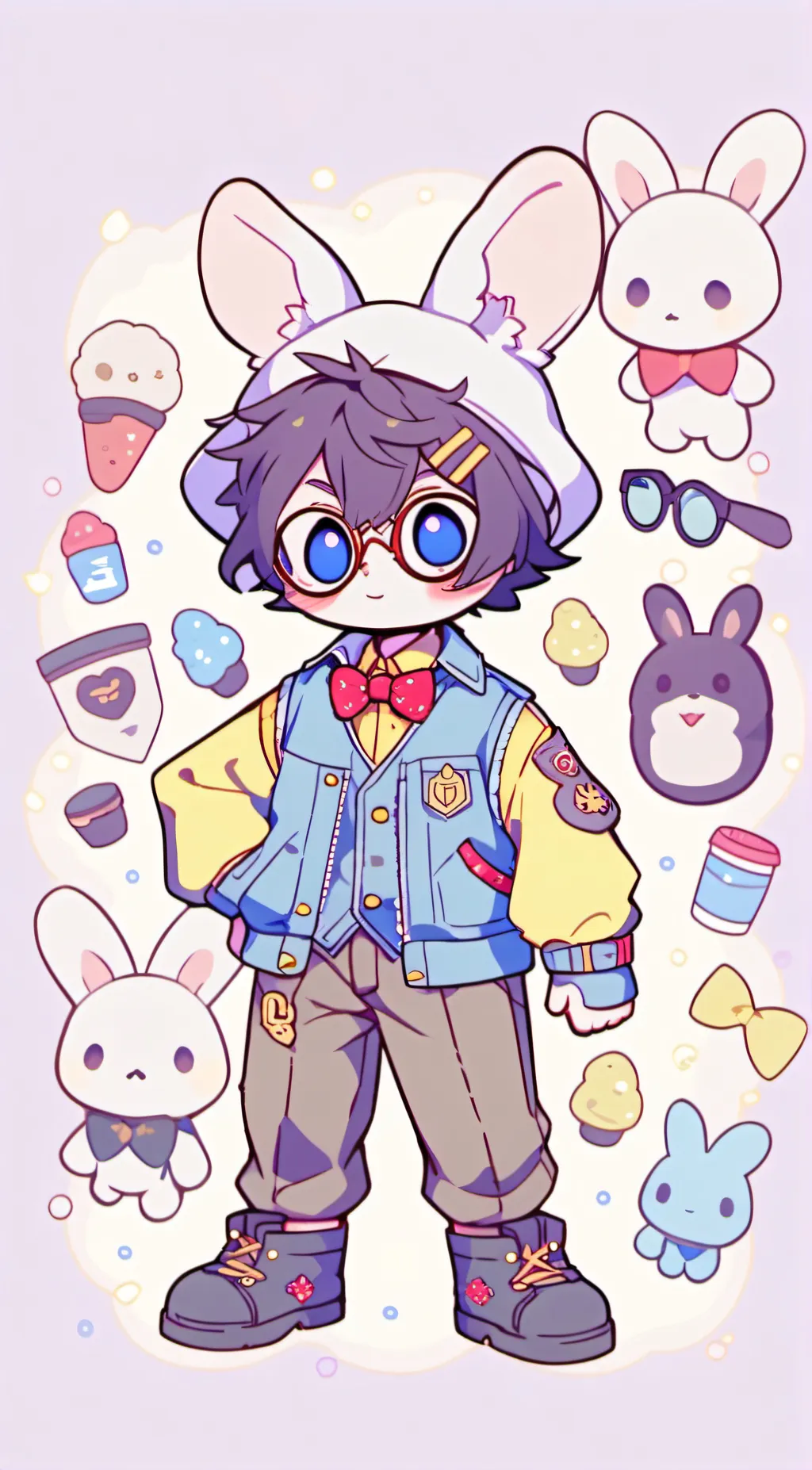 ai character: Bun background