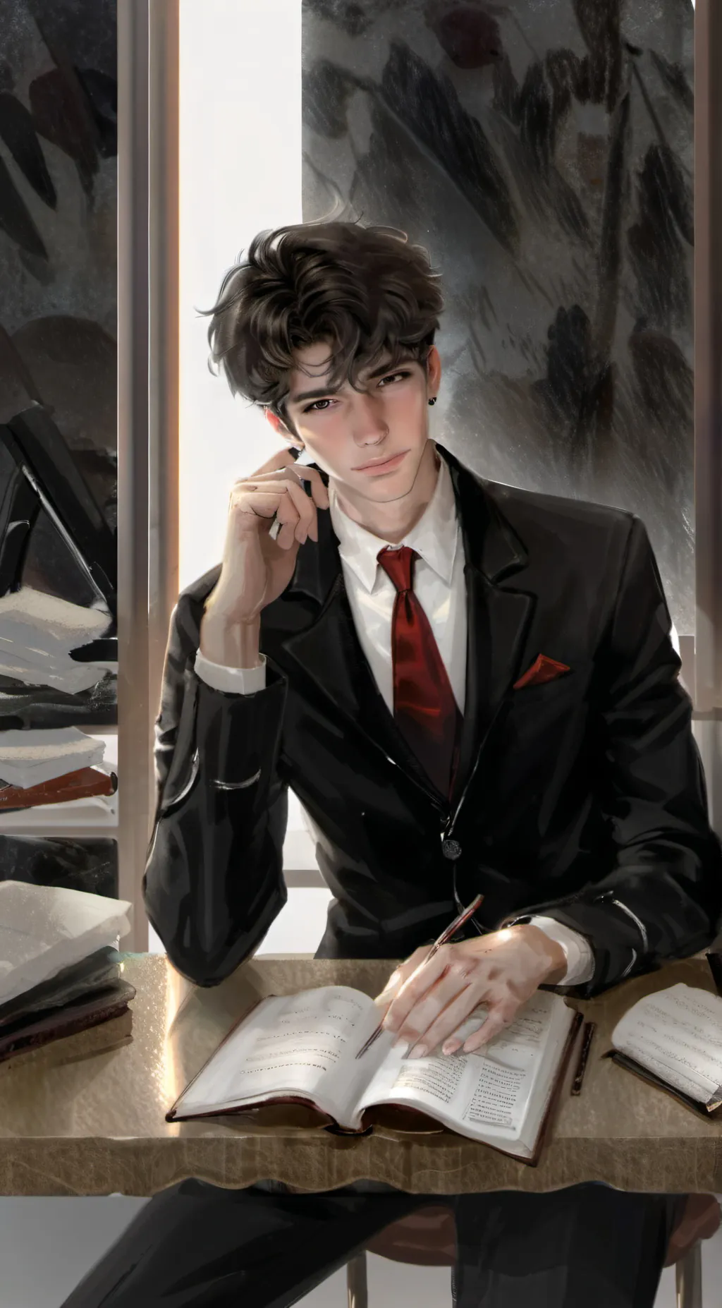 ai character: Liam background