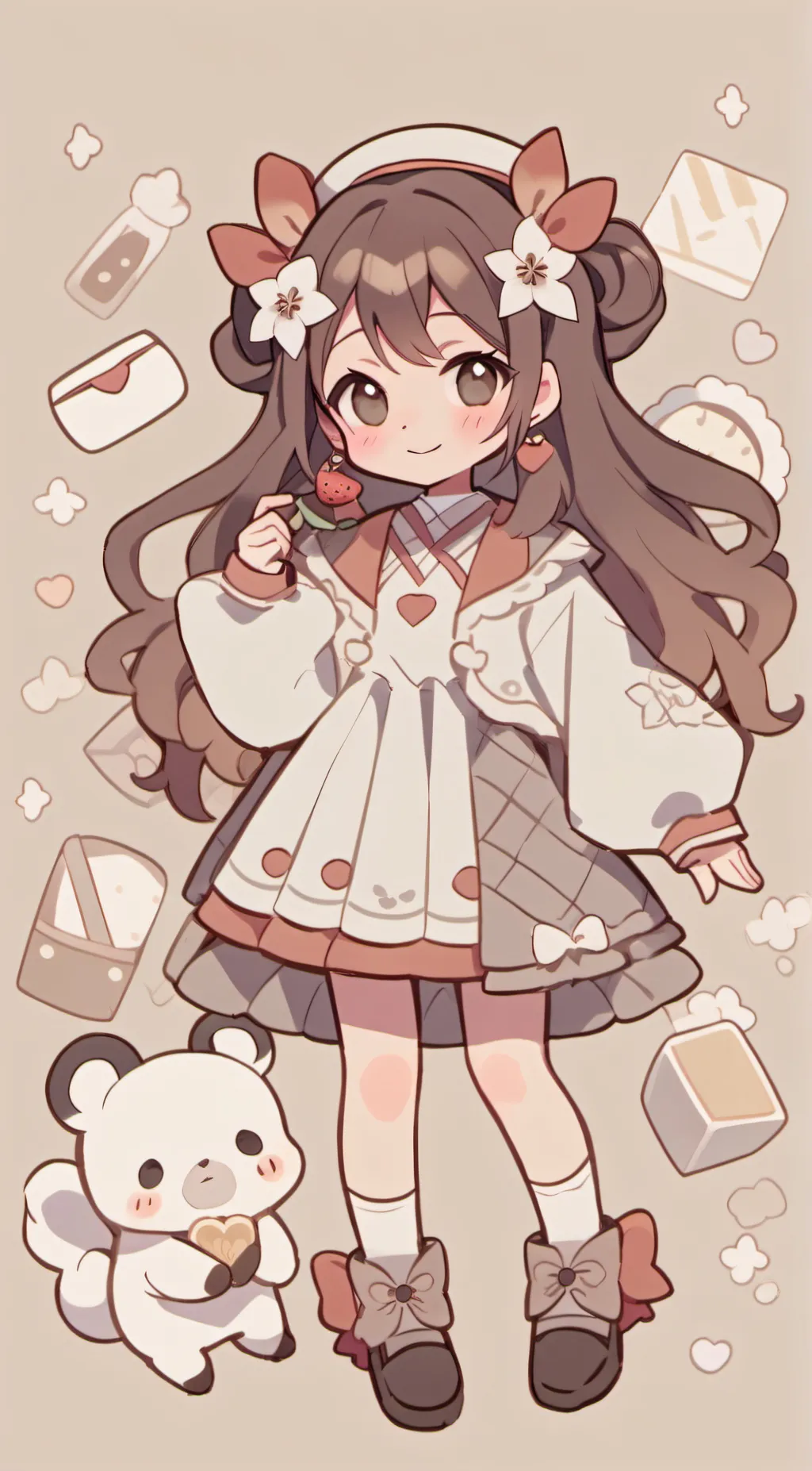 ai character: Lily Rose background