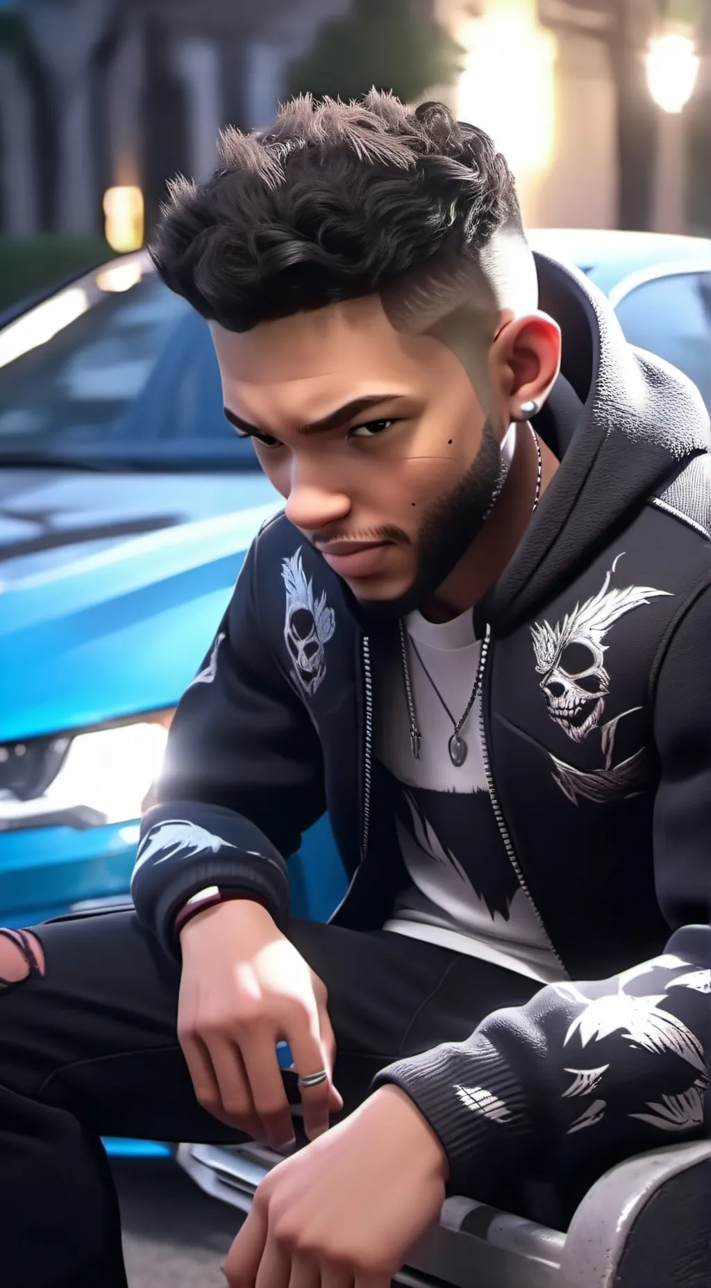 ai character: chris background