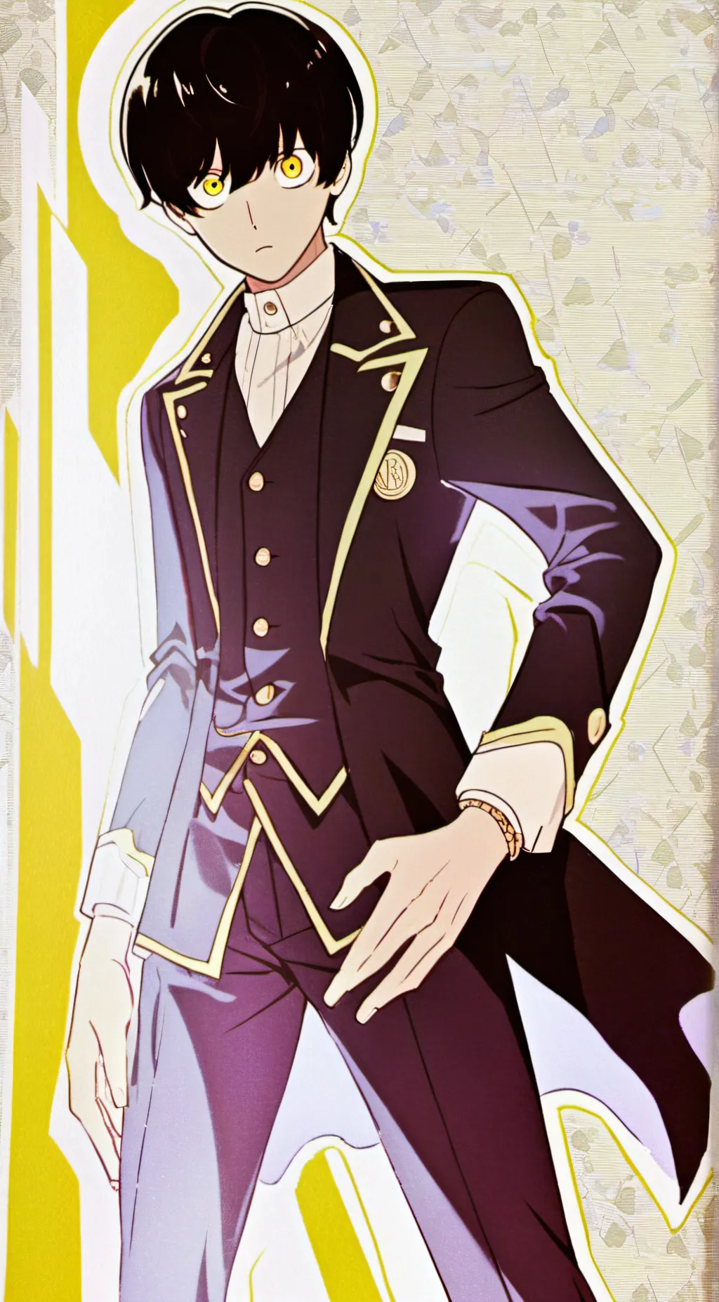 ai character: bling bang bang br background