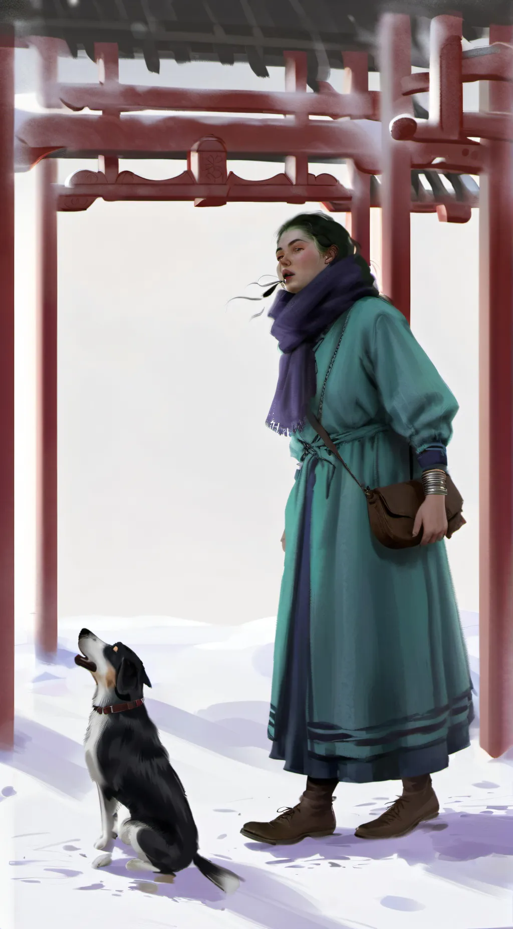 ai character: Jamie dew background