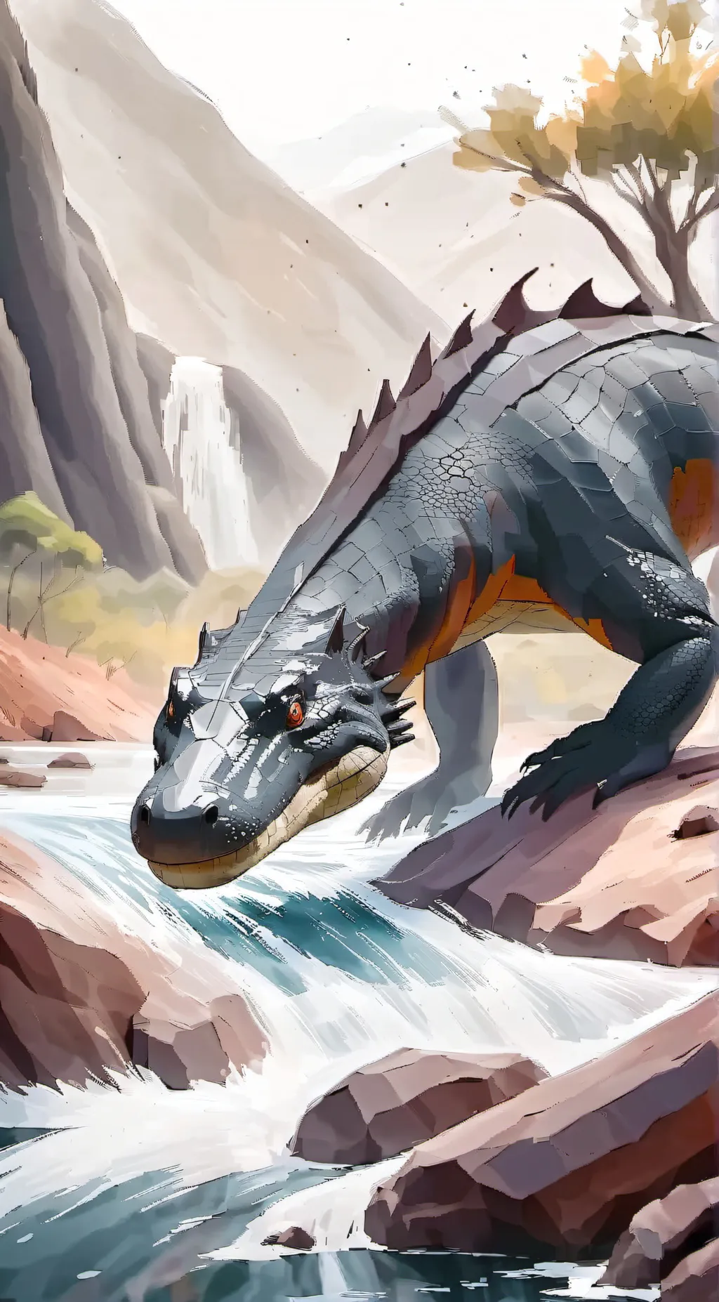 ai character: Reed background