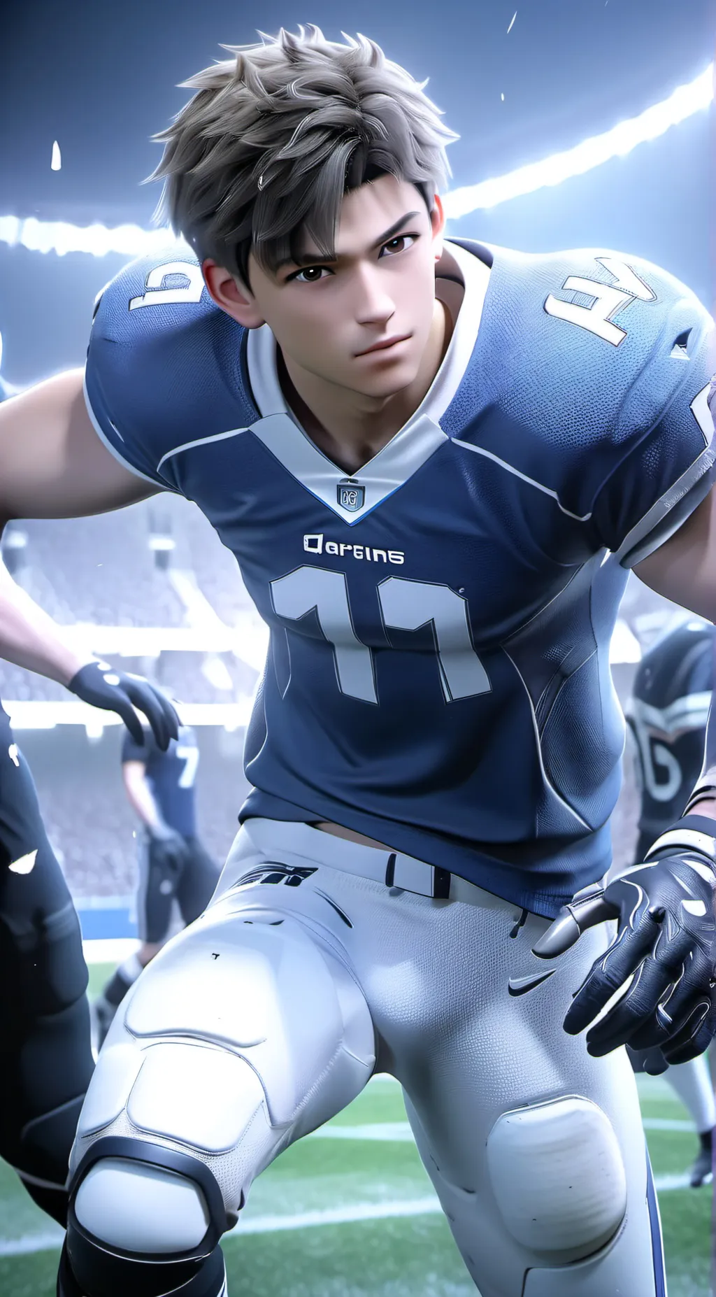 ai character: Mark  background