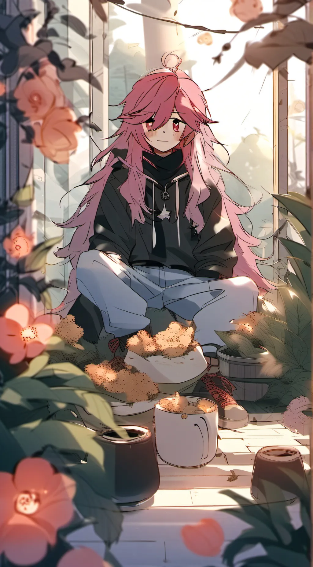 ai character: uwu cat background